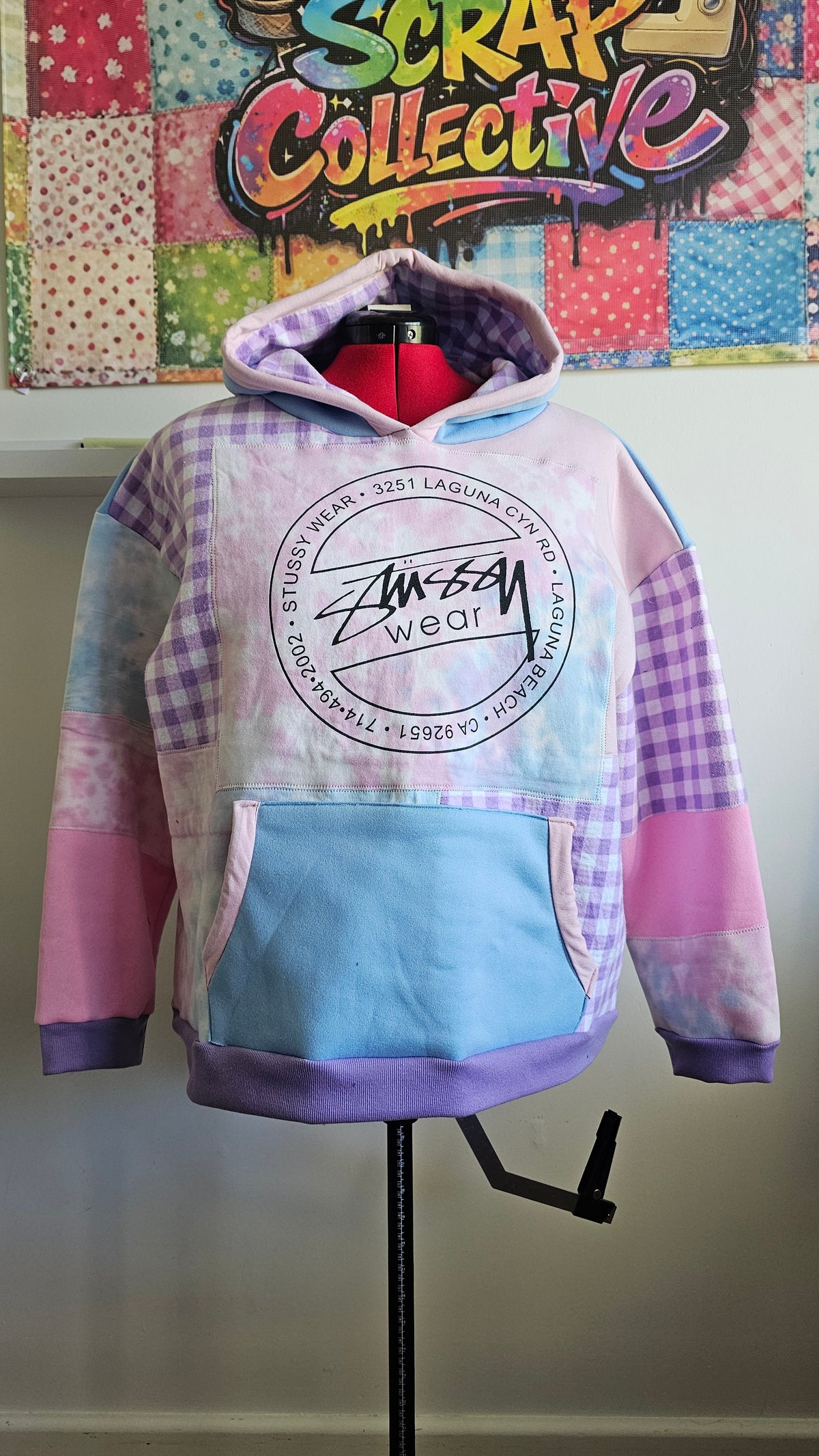 One-of-one Scrap Collective hoodie