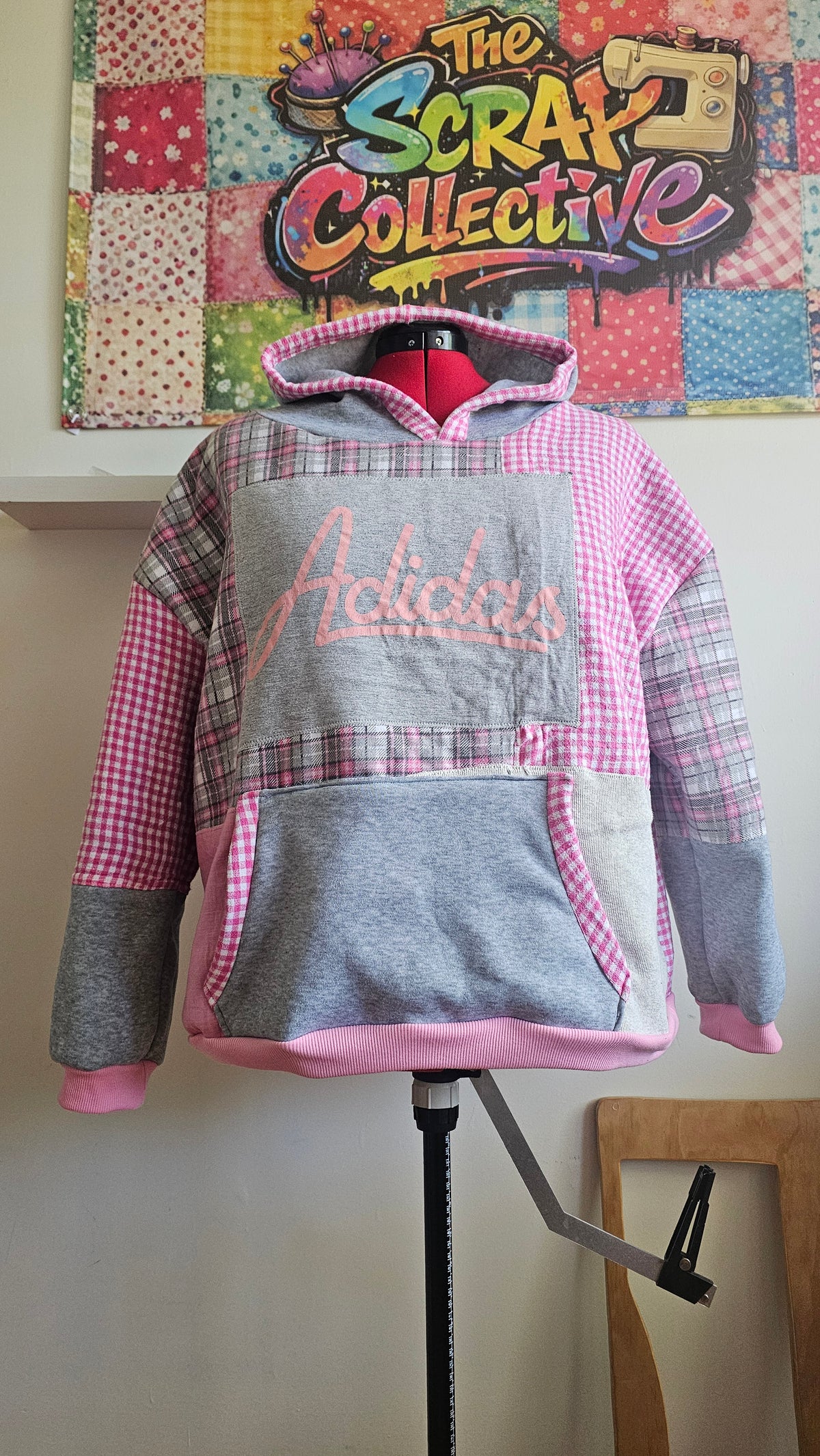 One-of-one Scrap Collective hoodie