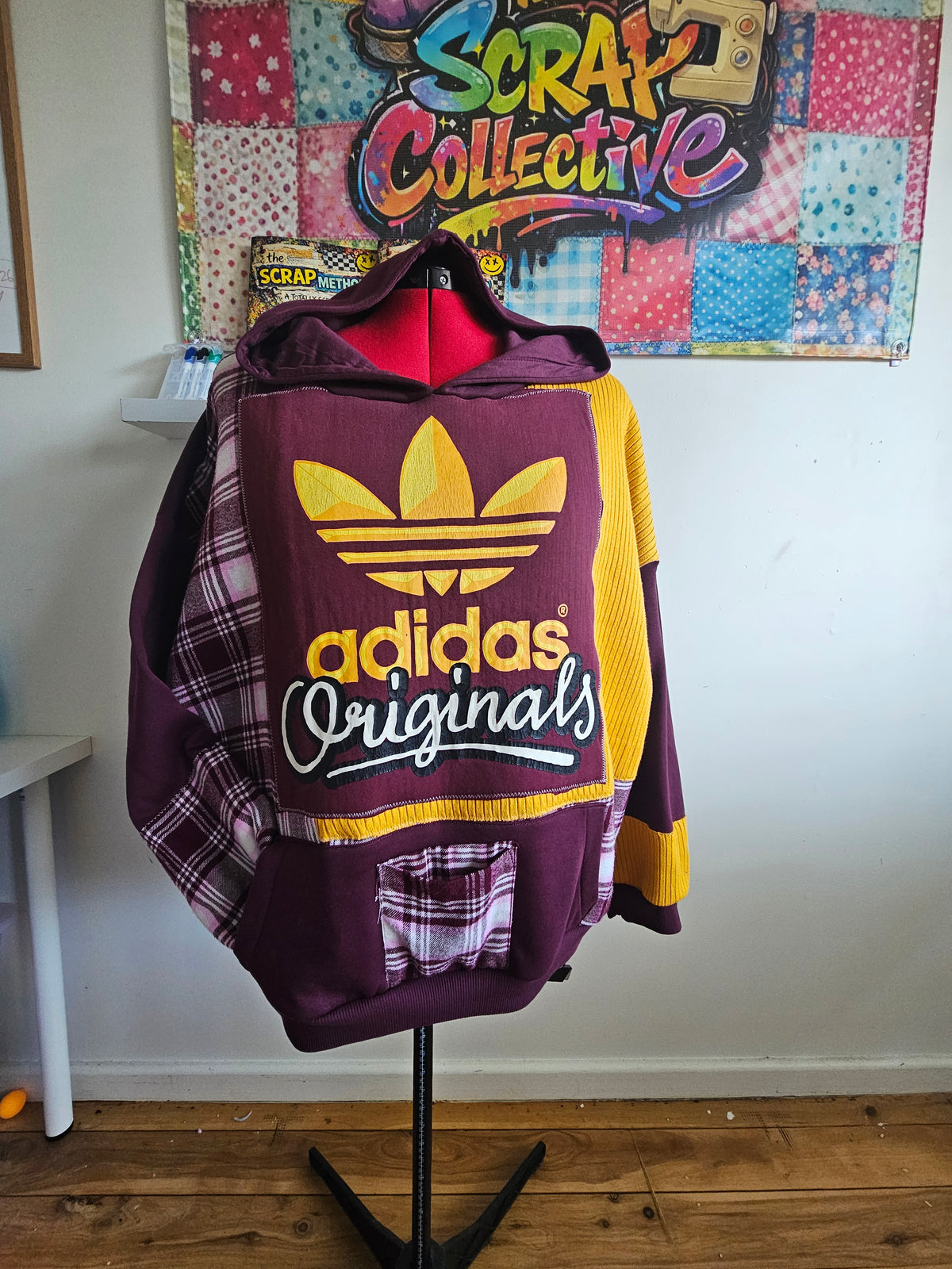 One-of-one Scrap Collective hoodie