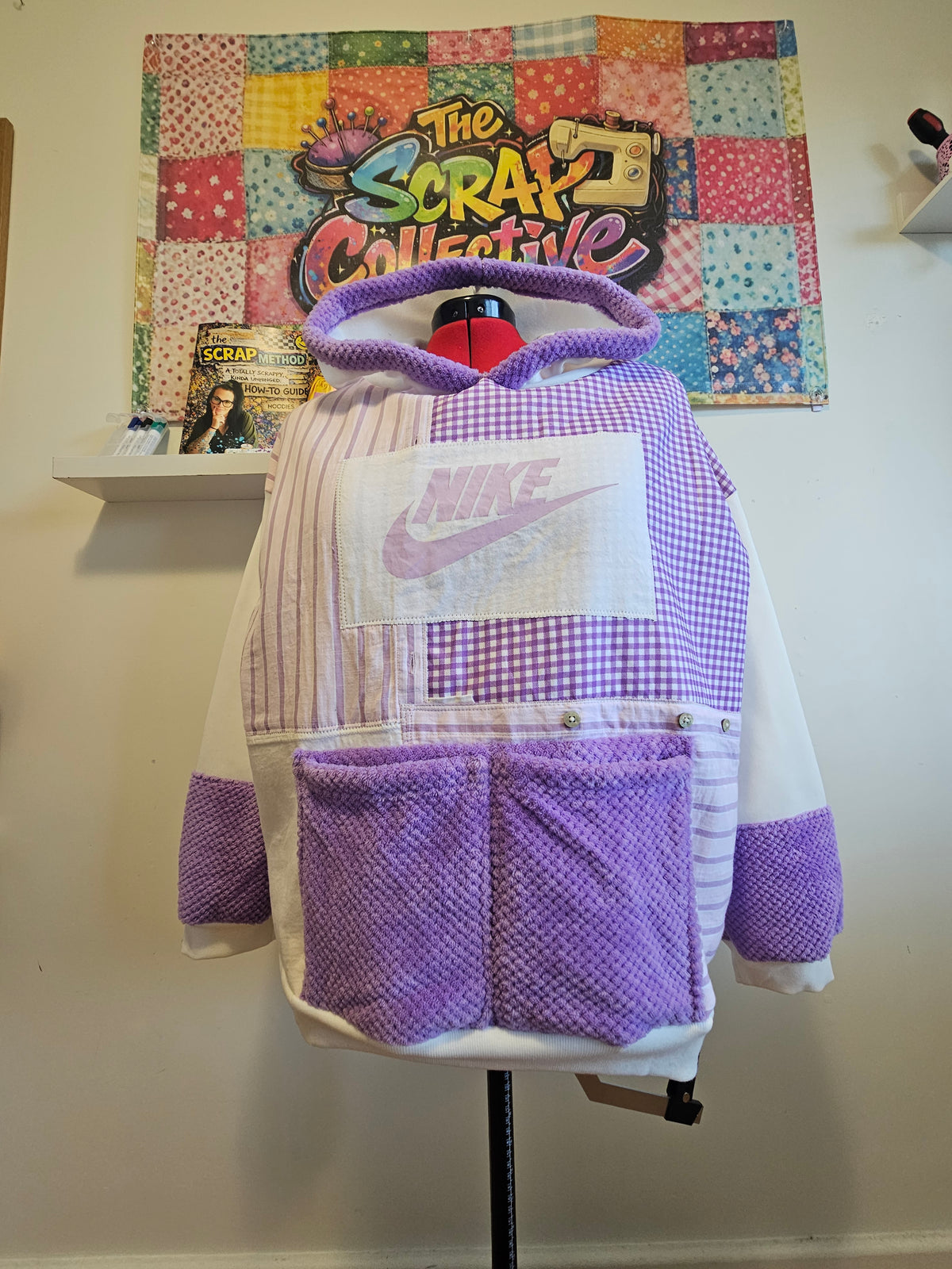 One-of-one Scrap Collective hoodie