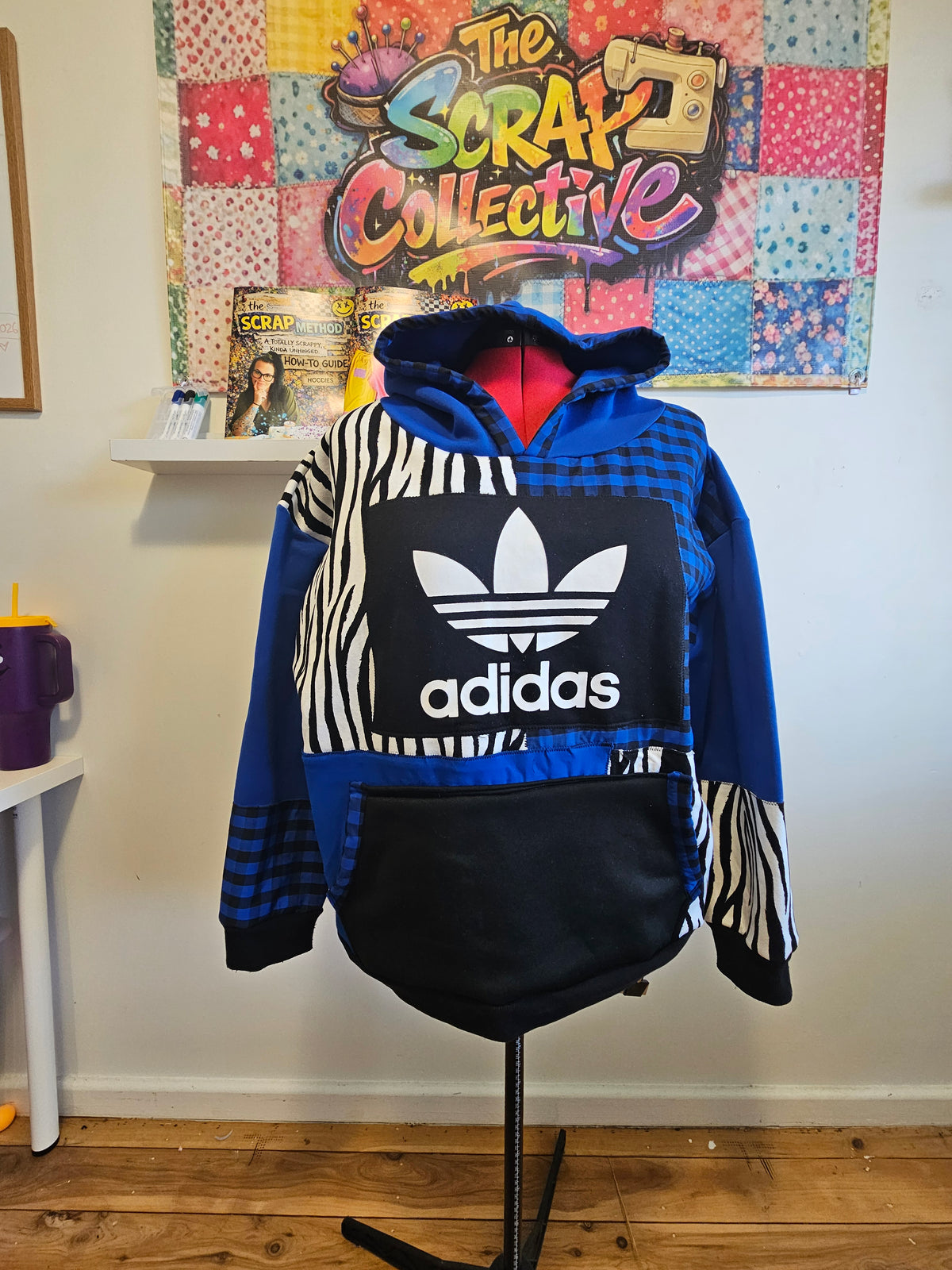 One-of-one Scrap Collective hoodie