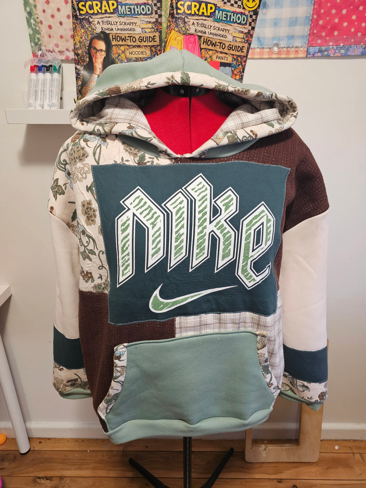 One-of-one Scrap Collective hoodie