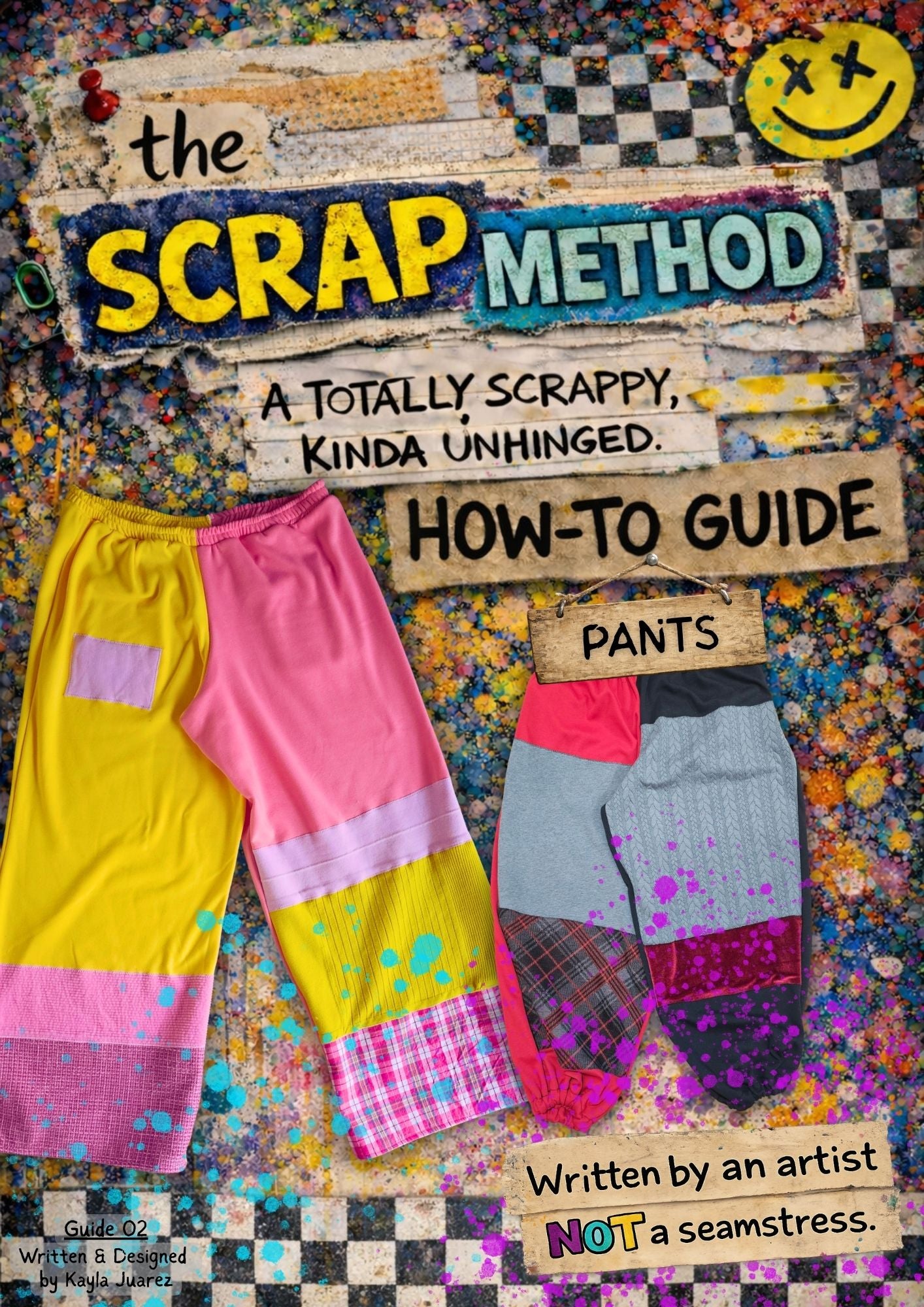 The Scrap Method: Pants - How To Guide + 2 Printable patterns(Wide Leg + Cuffed bottom)