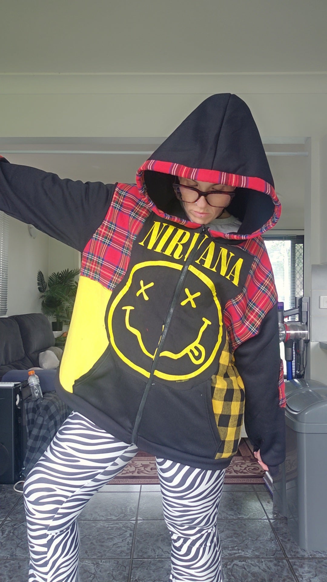One-of-one Scrap Collective hoodie