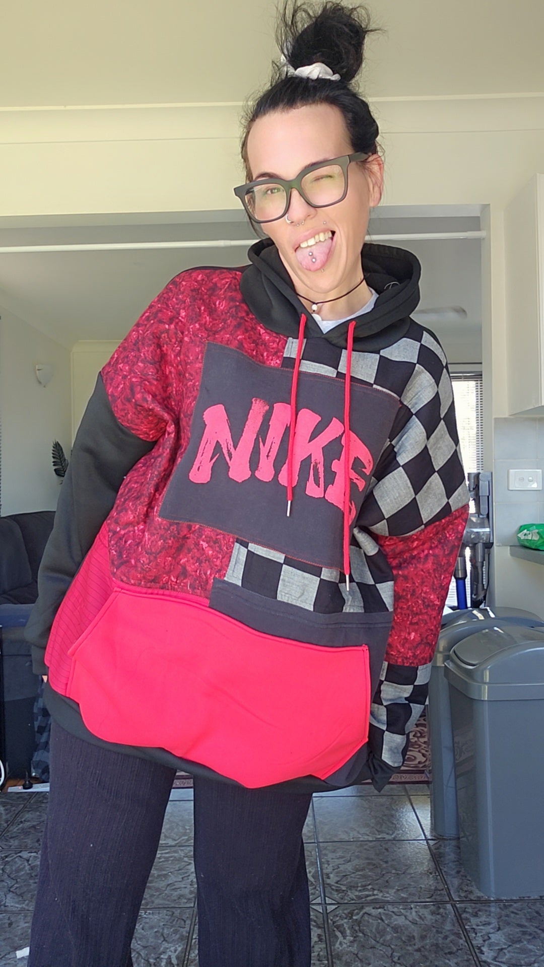 One-of-one Scrap Collective hoodie
