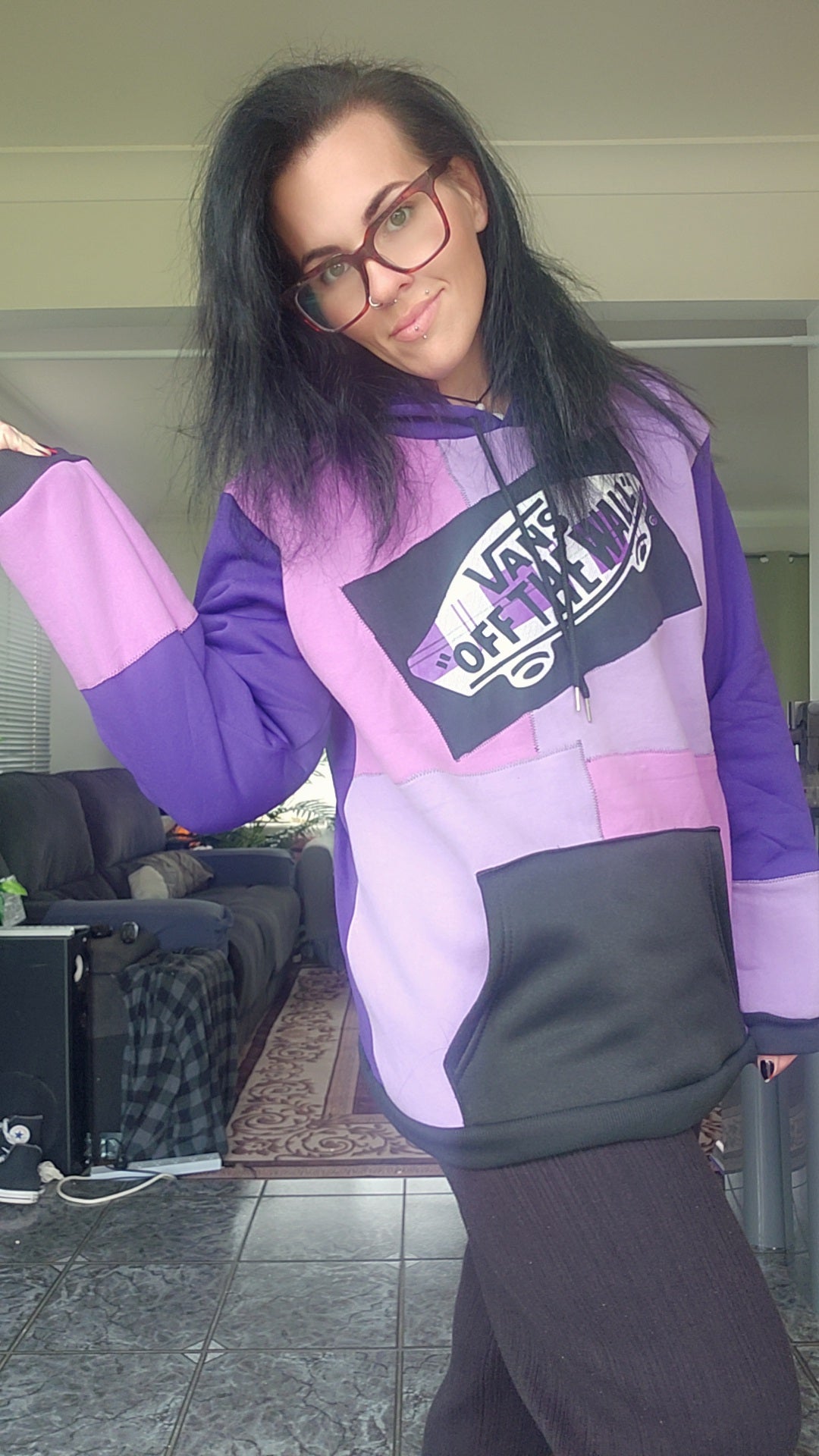 One-of-one Scrap Collective hoodie