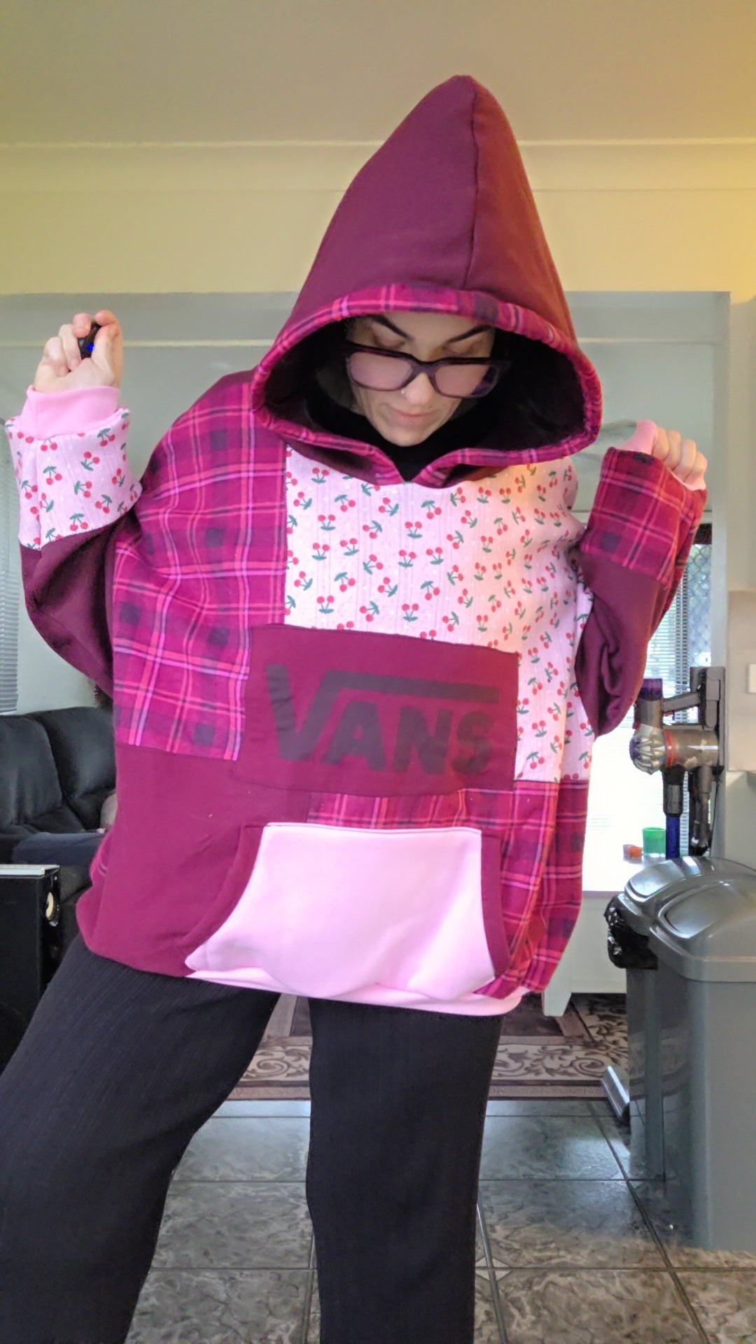 One-of-one Scrap Collective hoodie