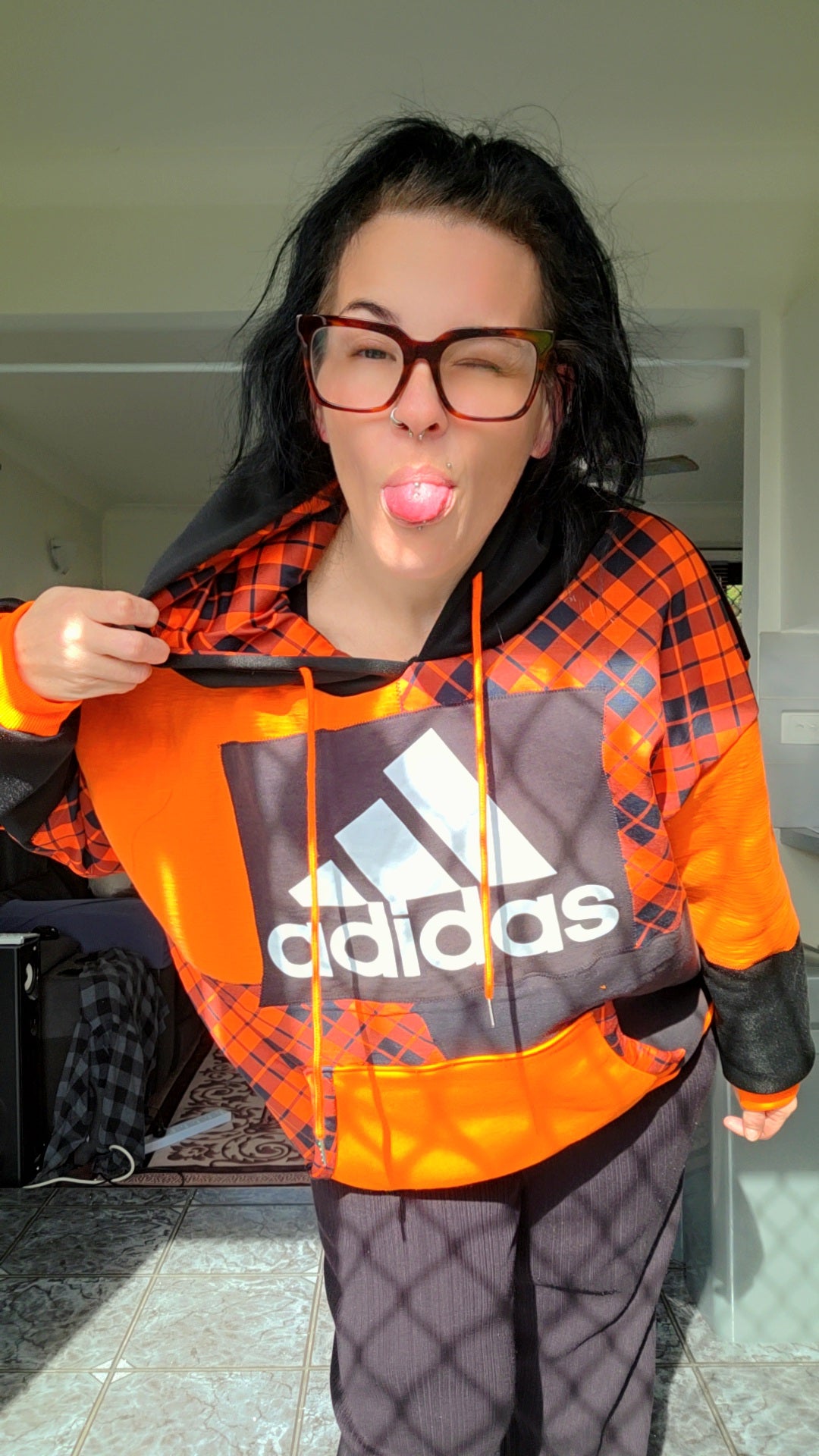 One-of-one Scrap Collective hoodie
