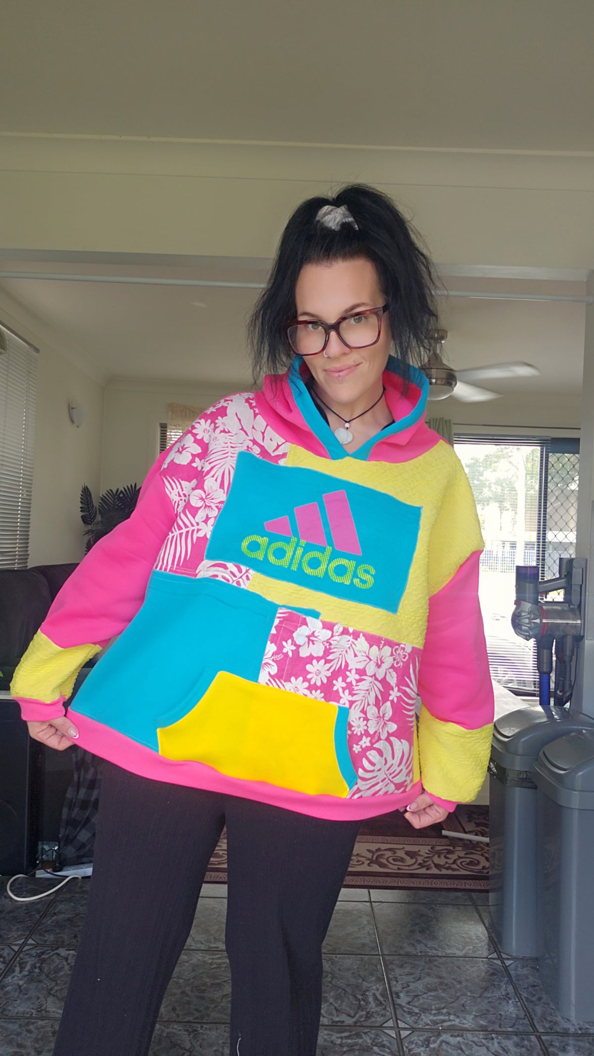 One-of-one Scrap Collective hoodie