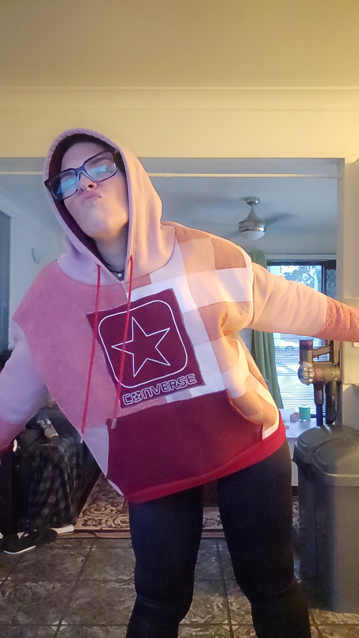 One-of-one Scrap Collective hoodie