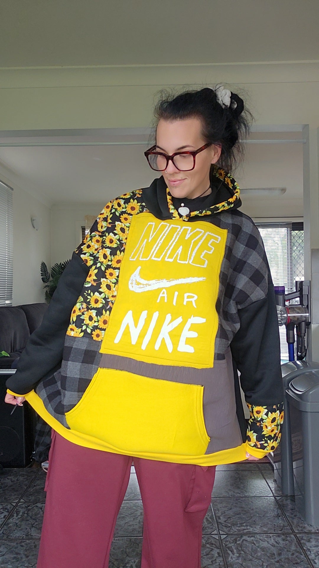 One-of-one Scrap Collective hoodie