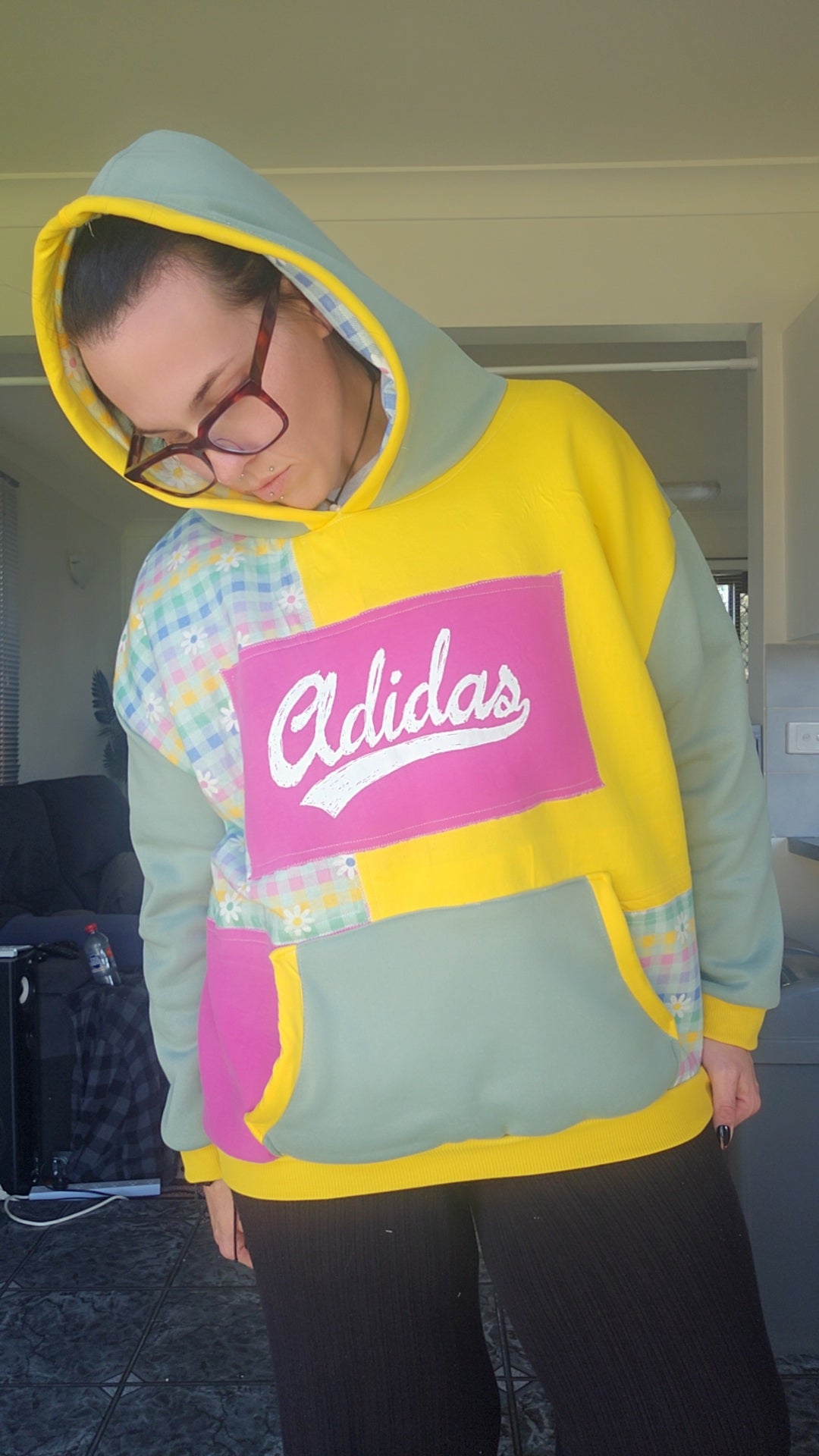 One-of-one Scrap Collective hoodie