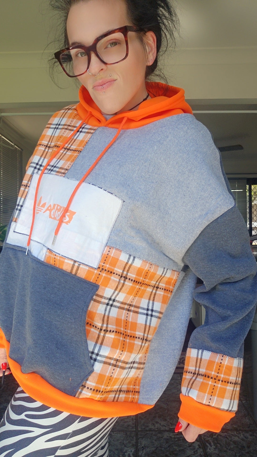 One-of-one Scrap Collective hoodie