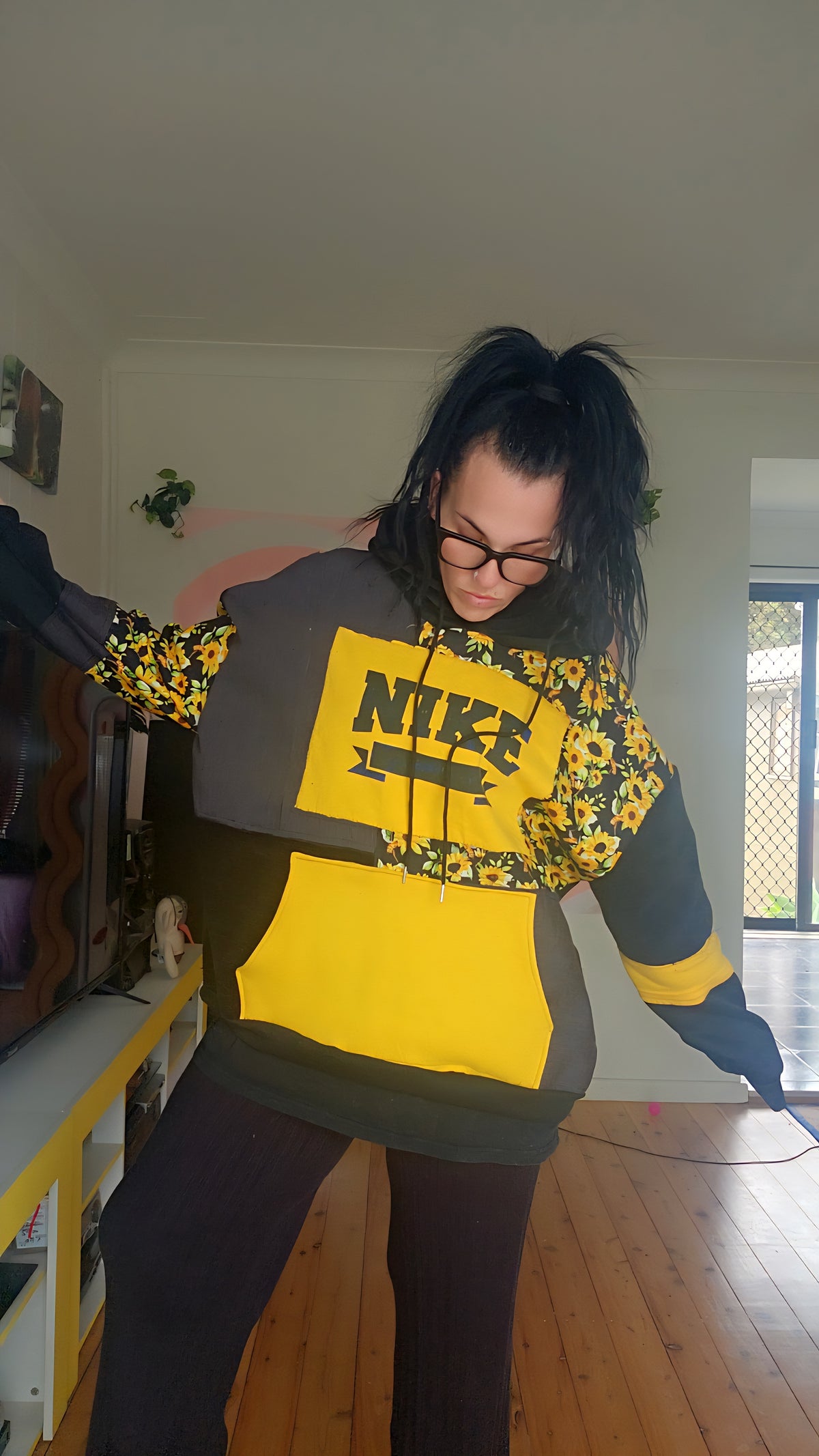 One-of-one Scrap Collective hoodie