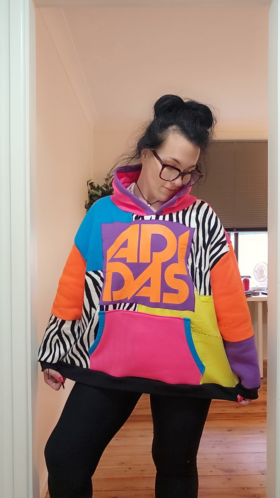 One-of-one Scrap Collective hoodie