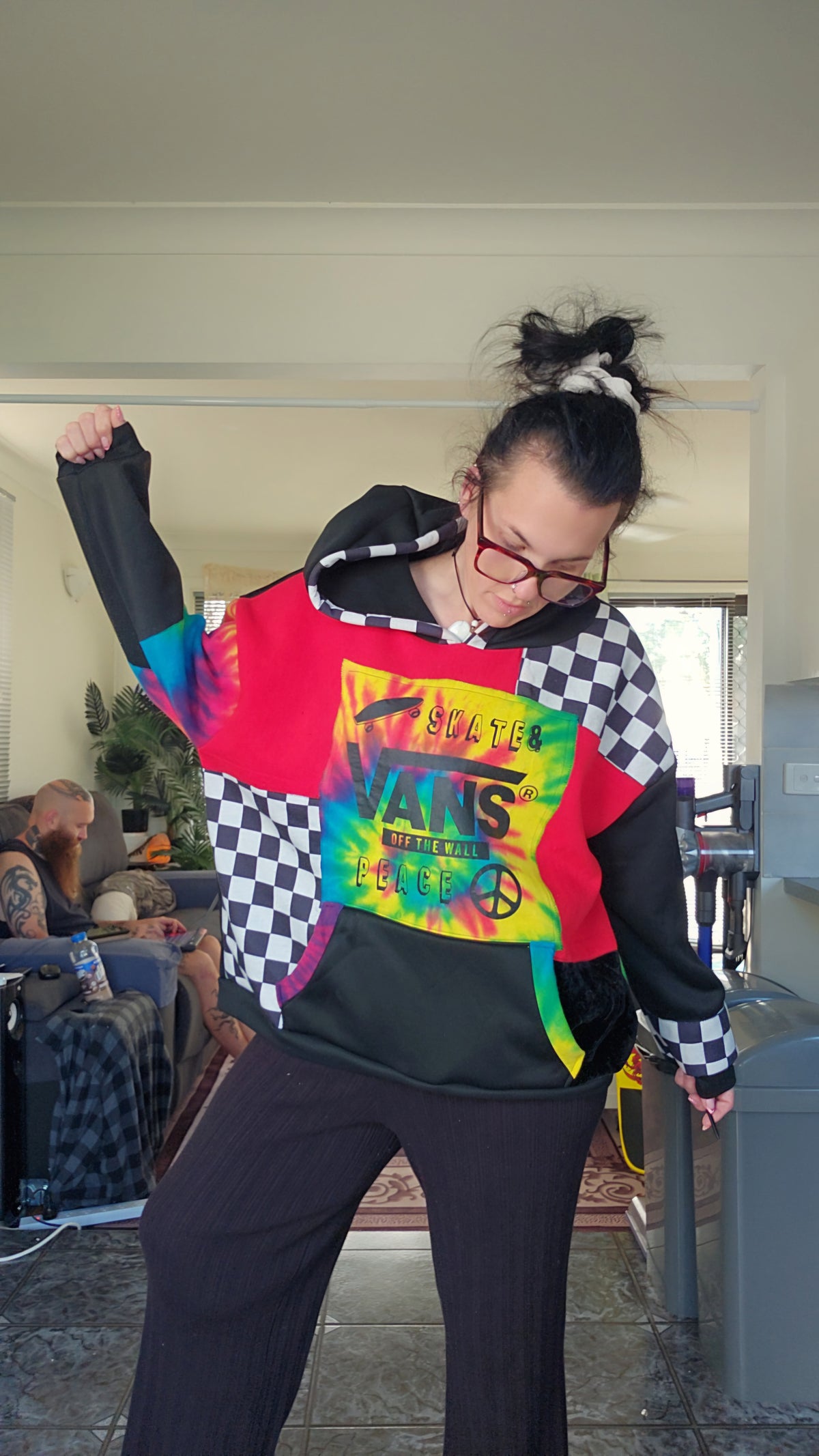 One-of-one Scrap Collective hoodie
