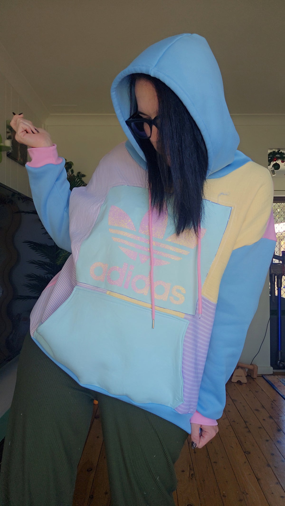 One-of-one Scrap Collective hoodie