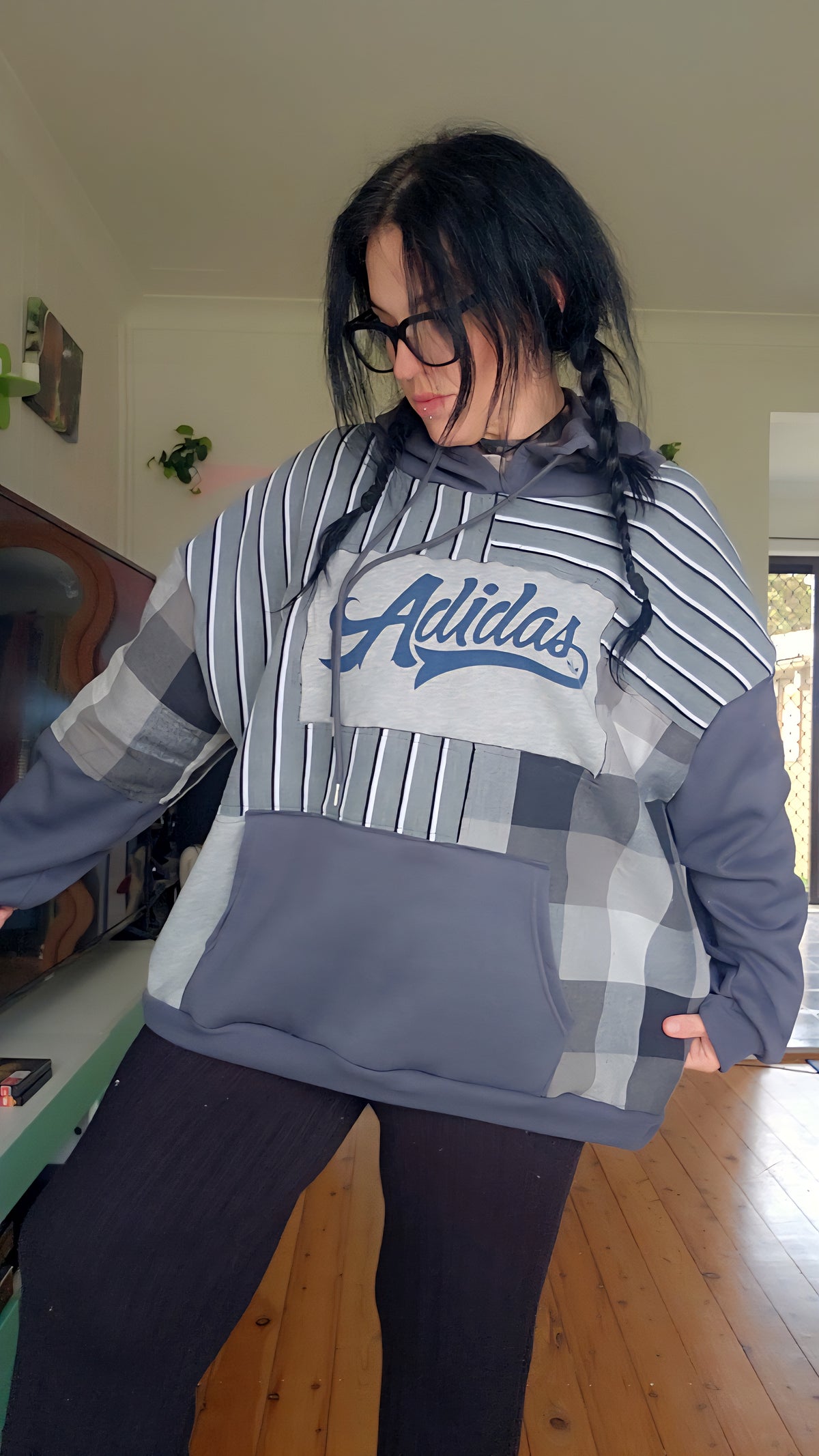 One-of-one Scrap Collective hoodie