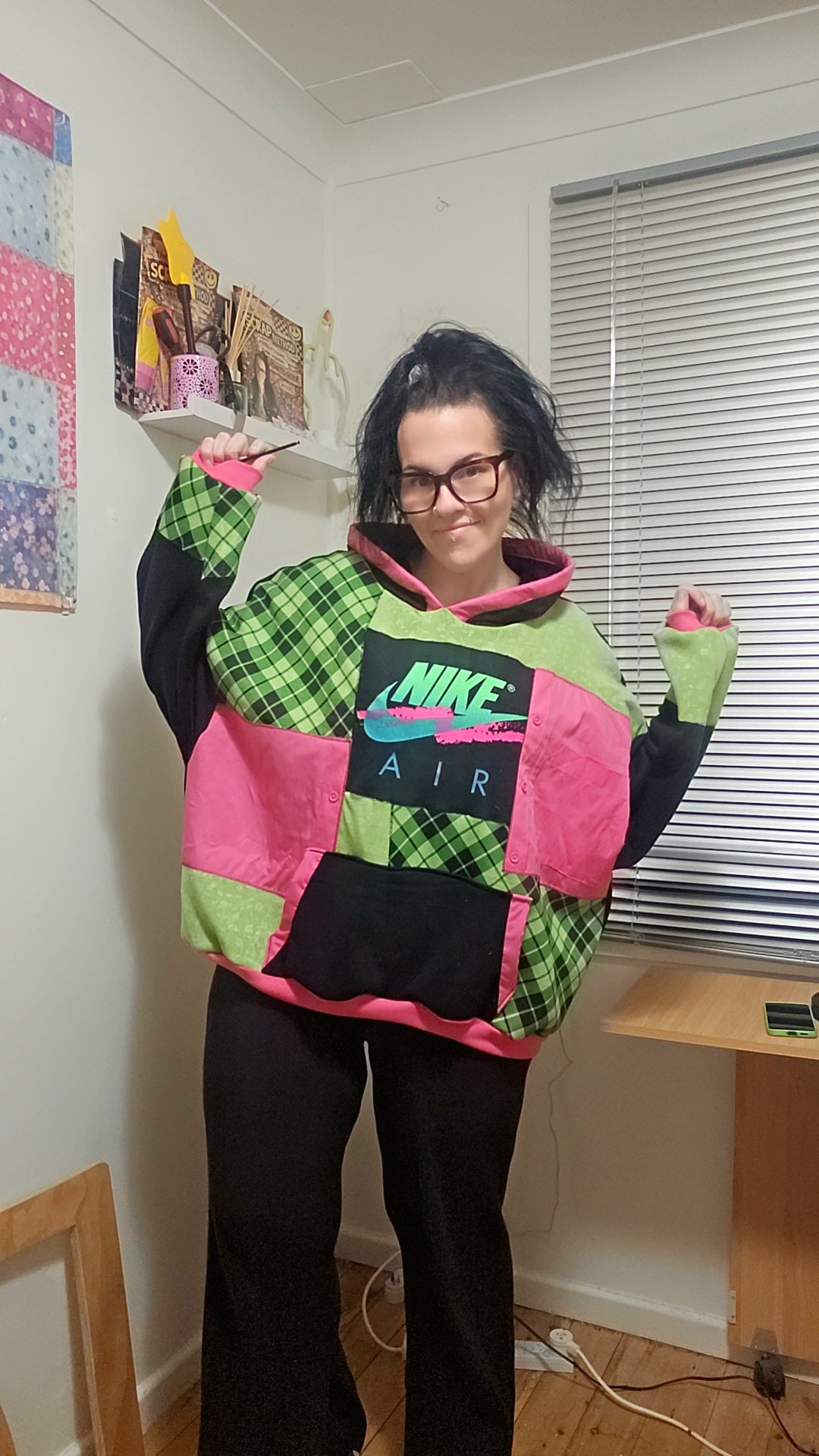 One-of-one Scrap Collective hoodie