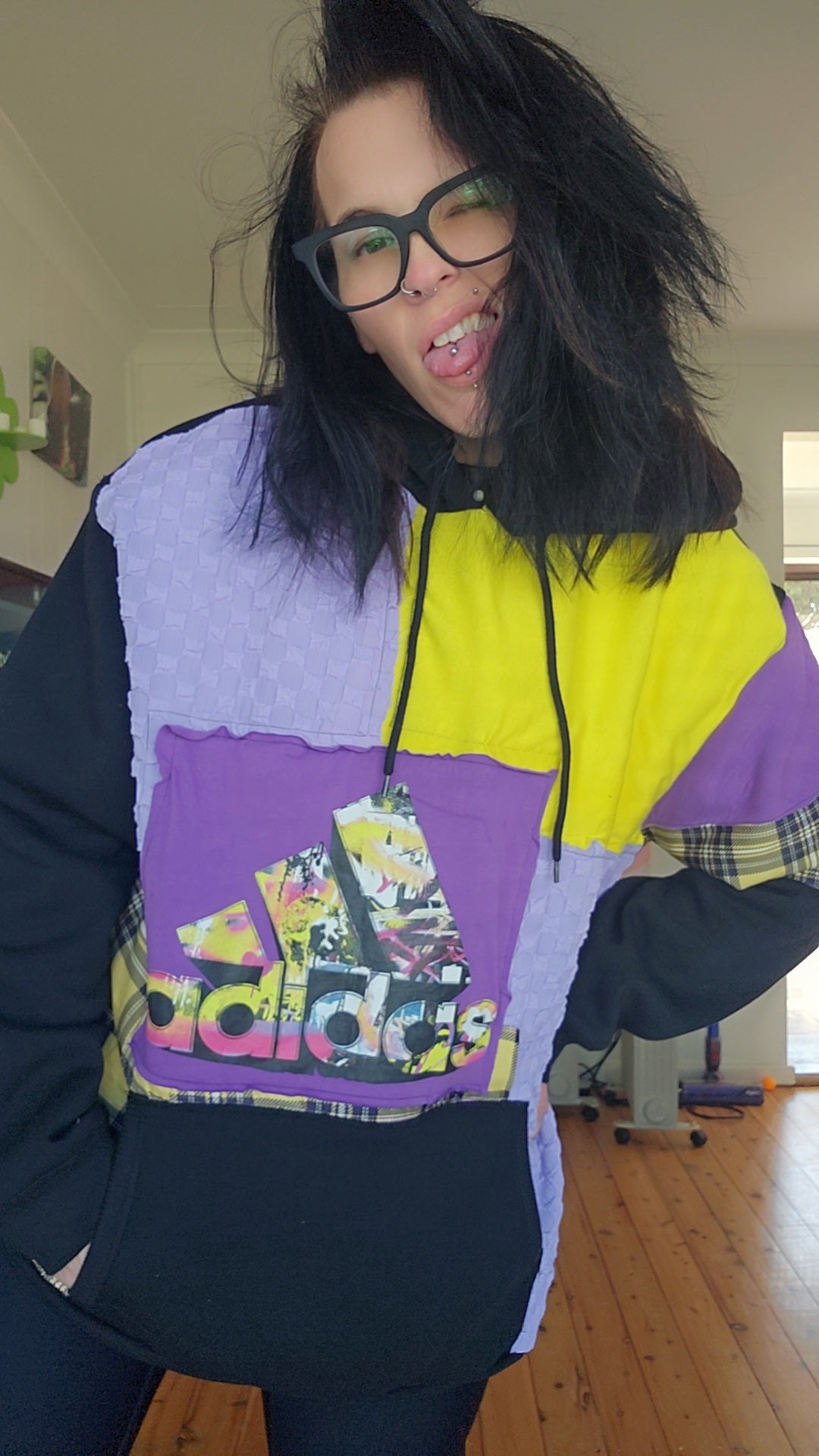 One-of-one Scrap Collective hoodie