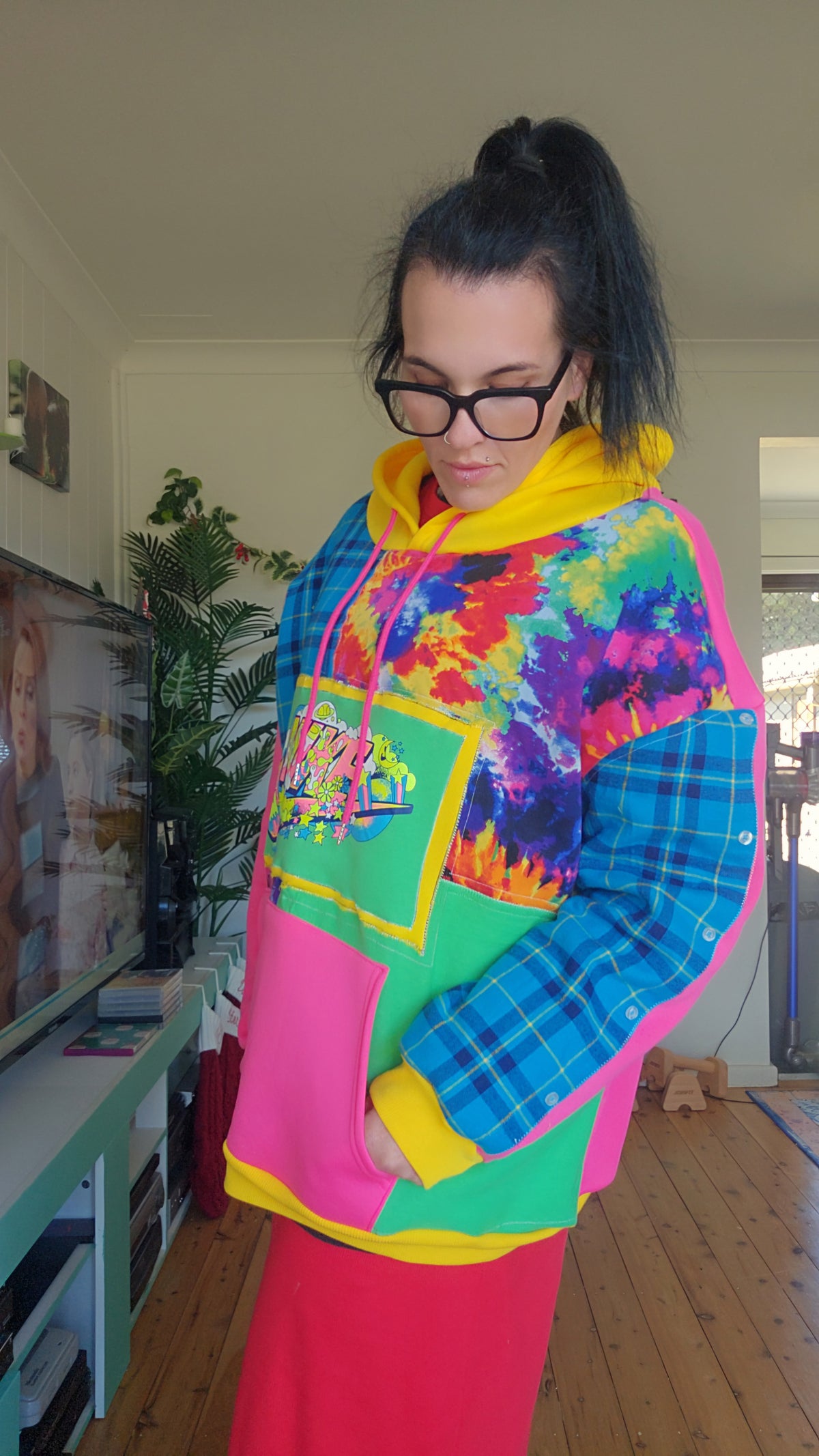 One-of-one Scrap Collective hoodie