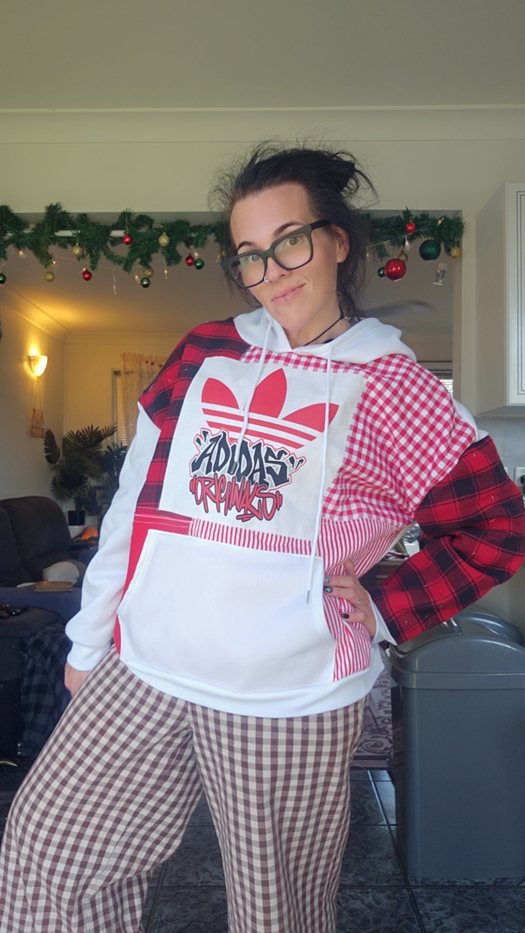 One-of-one Scrap Collective hoodie