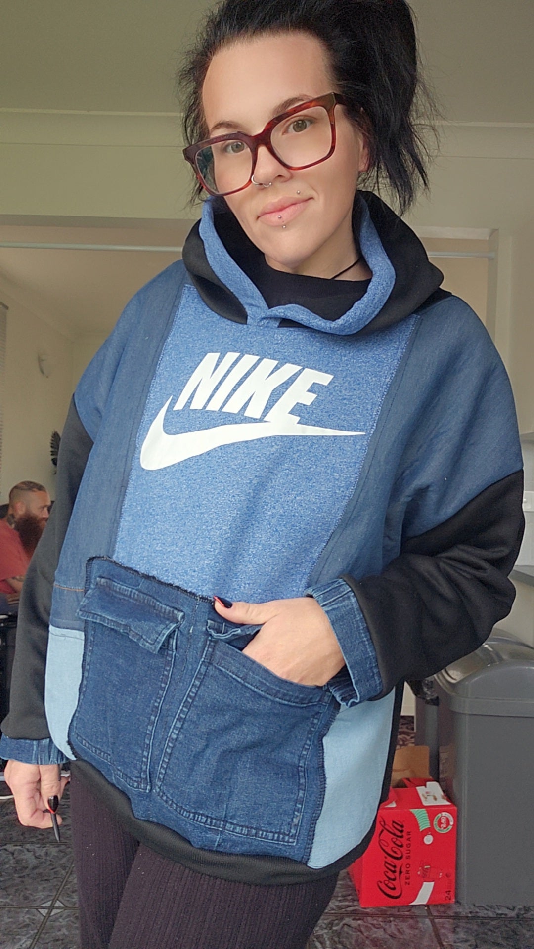 One-of-one Scrap Collective hoodie