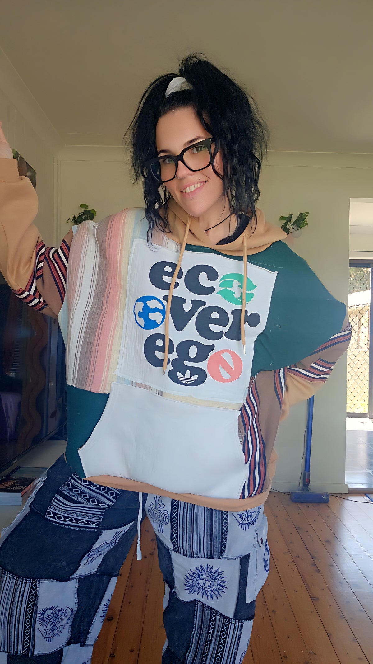 One-of-one Scrap Collective hoodie