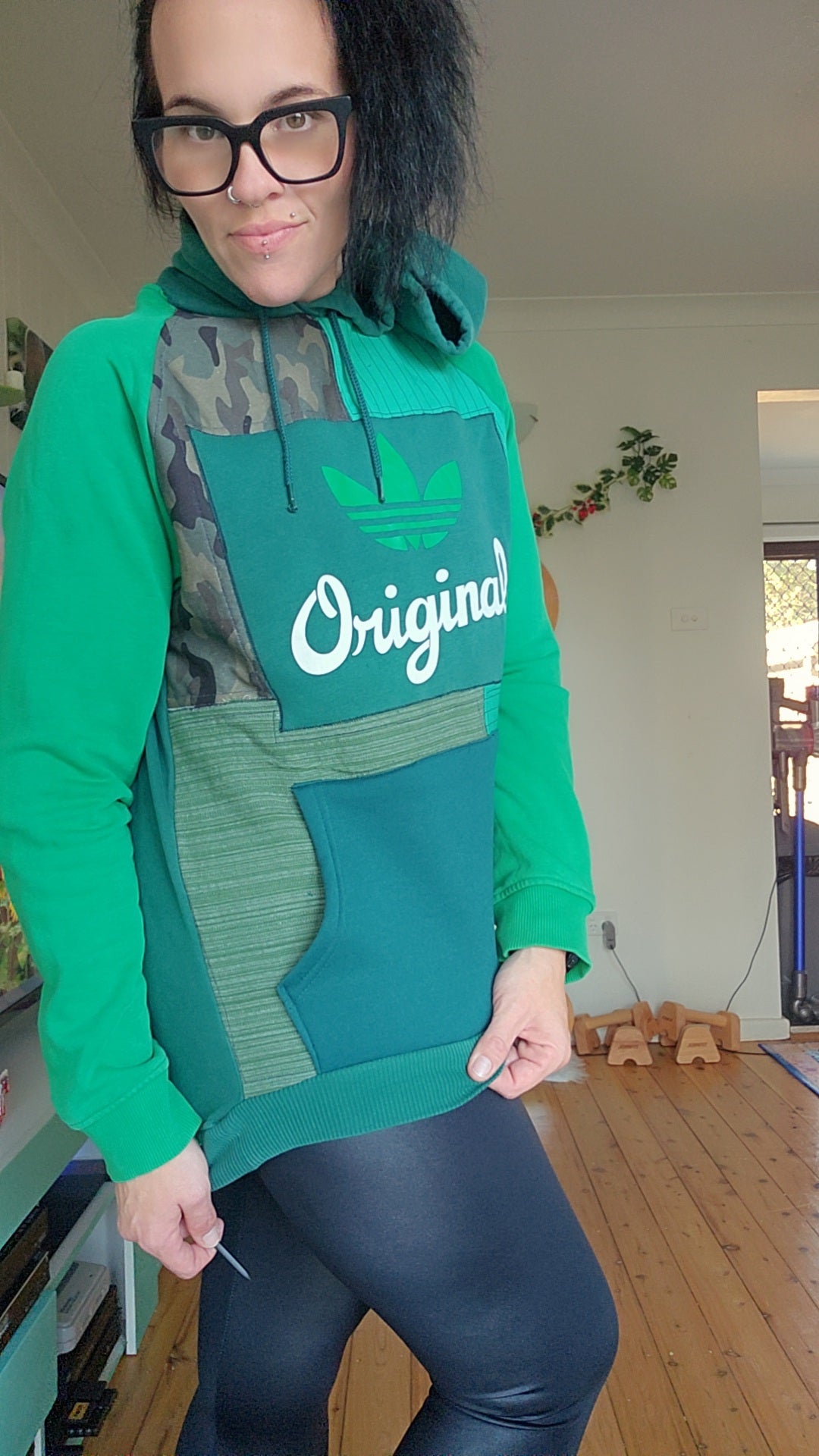 One-of-one Scrap Collective hoodie