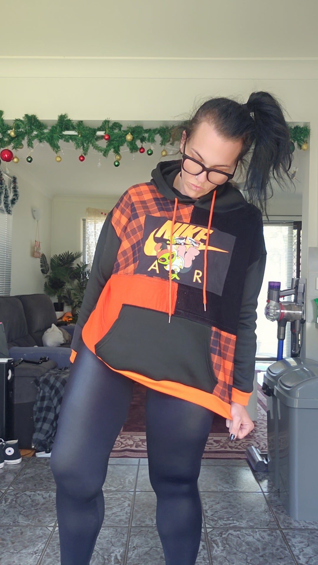 One-of-one Scrap Collective hoodie