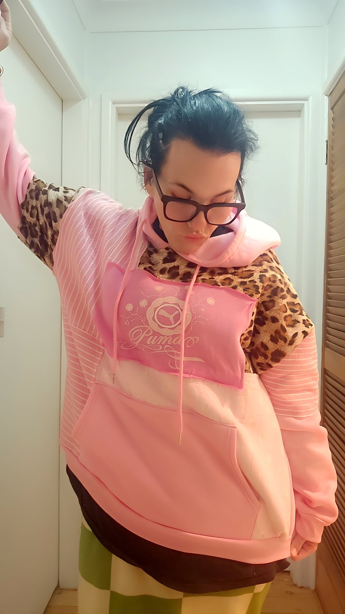 One-of-one Scrap Collective hoodie