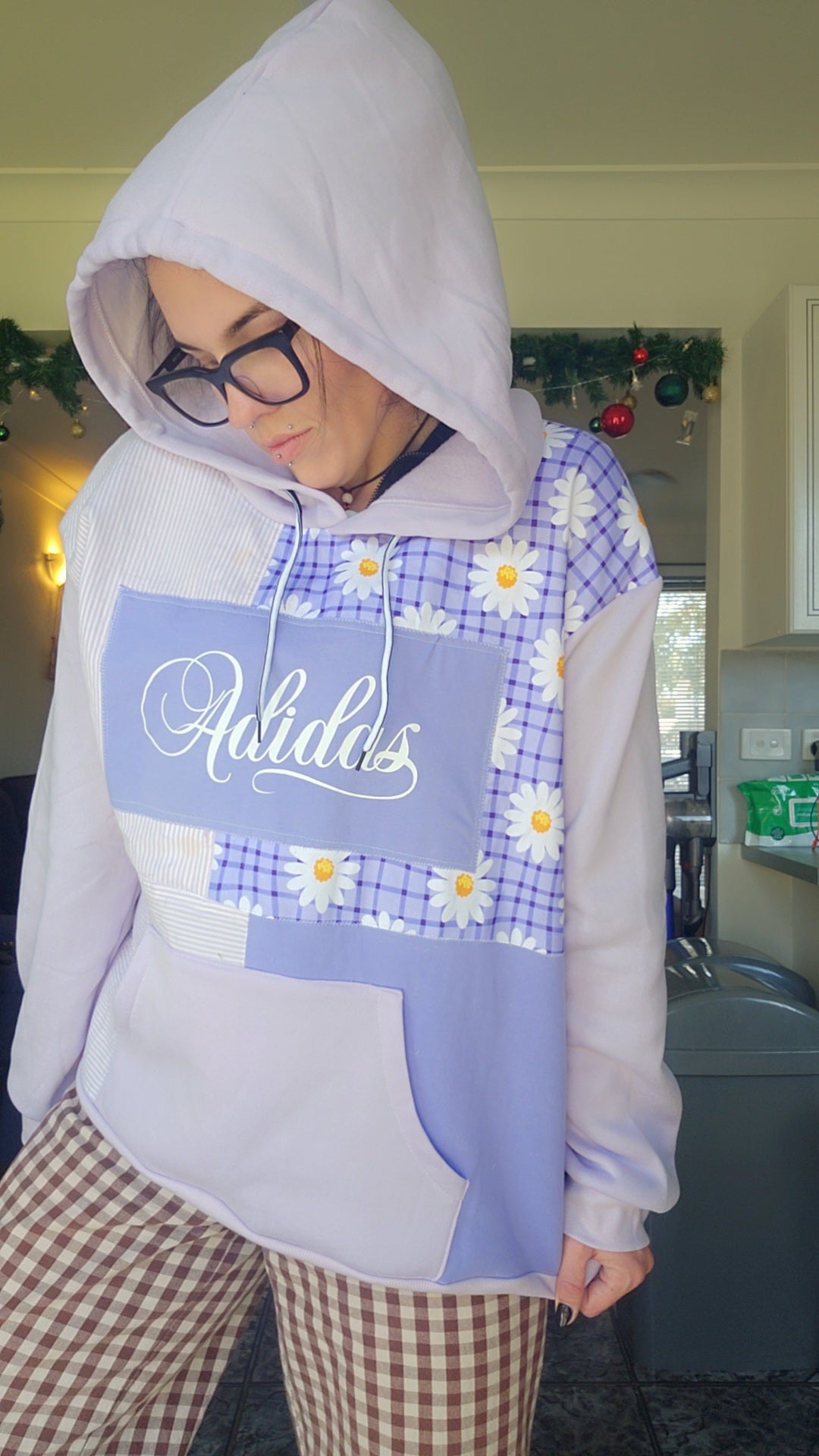 One-of-one Scrap Collective hoodie