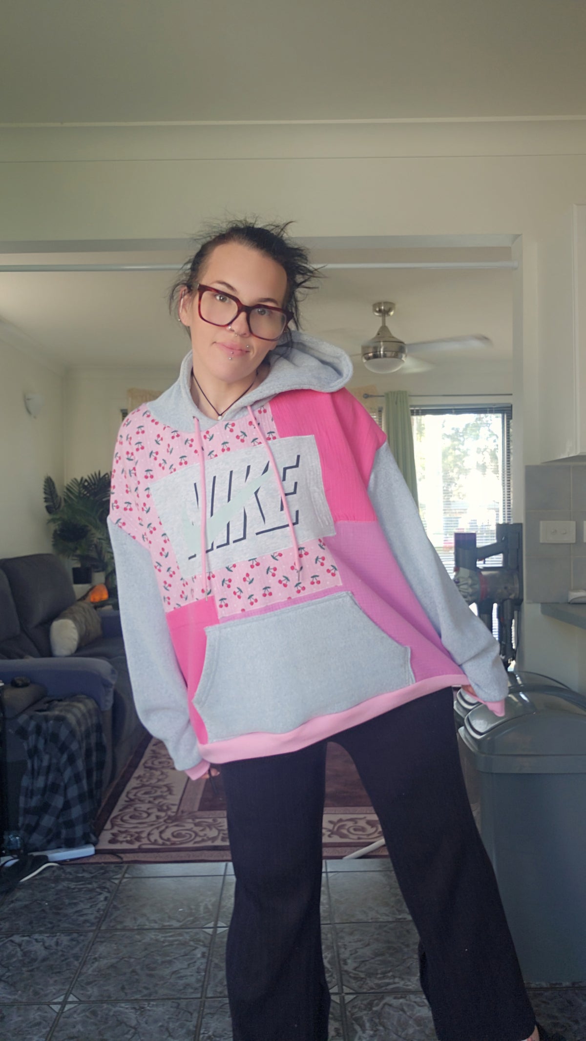One-of-one Scrap Collective hoodie