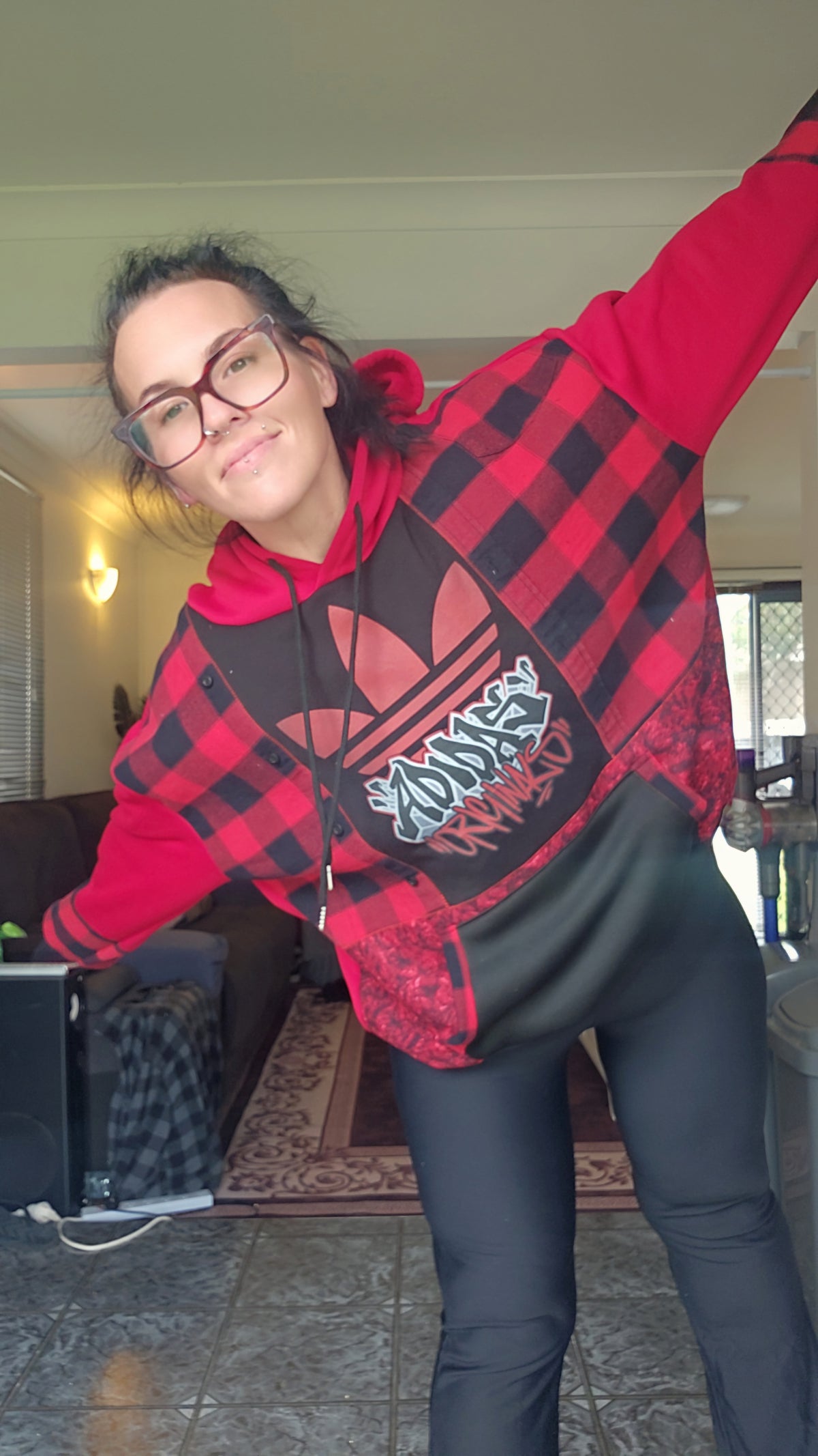 One-of-one Scrap Collective hoodie
