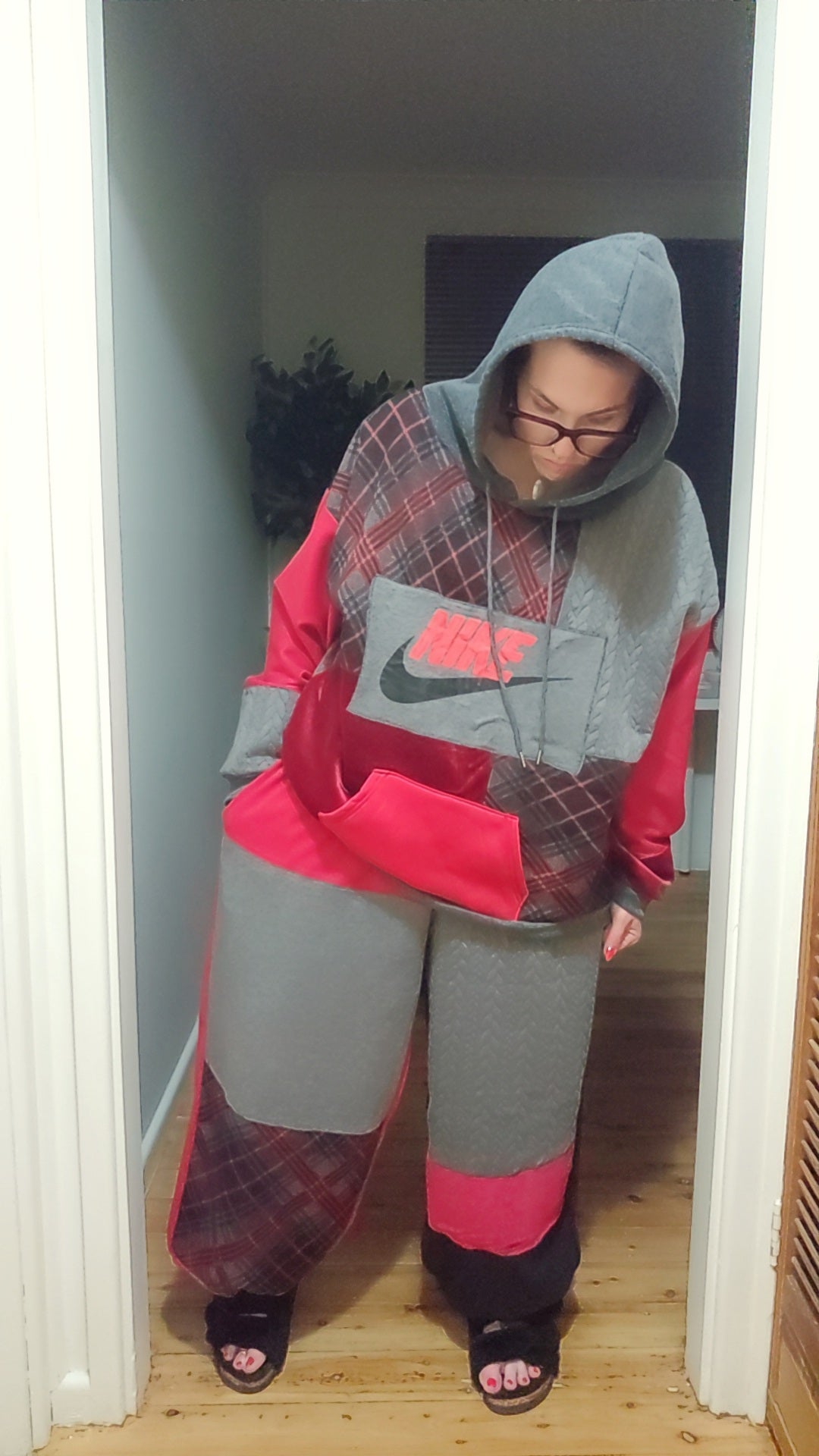 One-of-one Scrap Collective hoodie