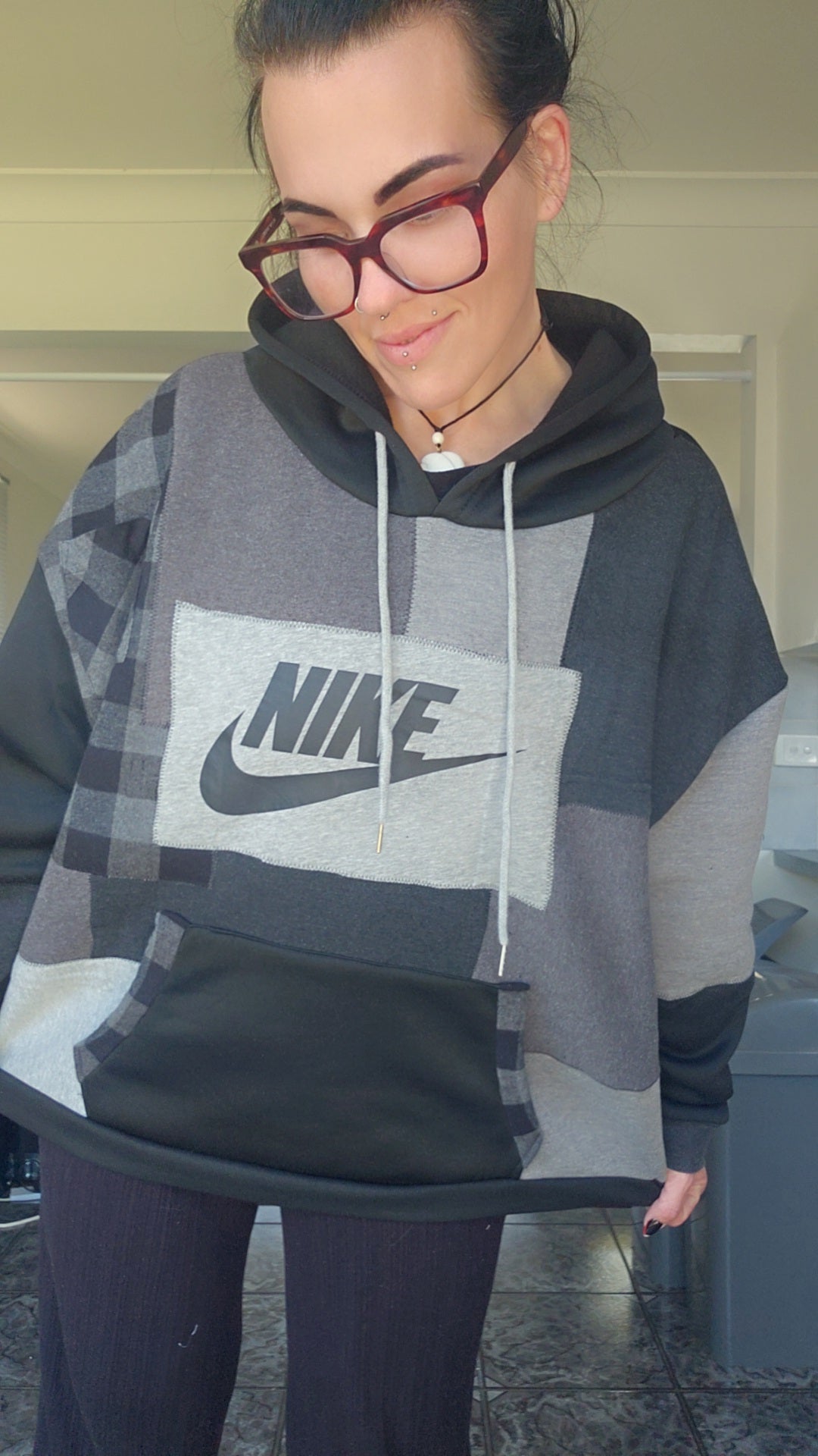 One-of-one Scrap Collective hoodie