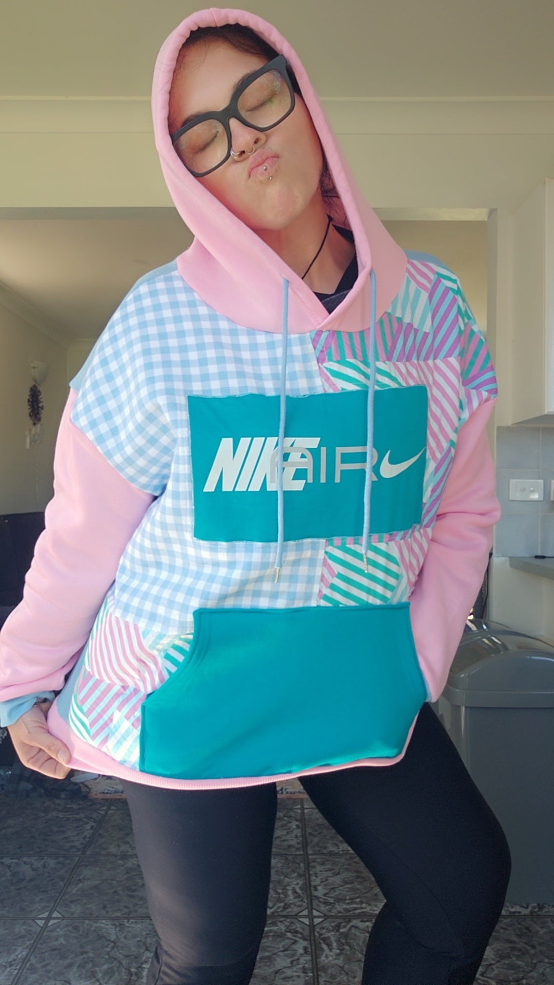 One-of-one Scrap Collective hoodie