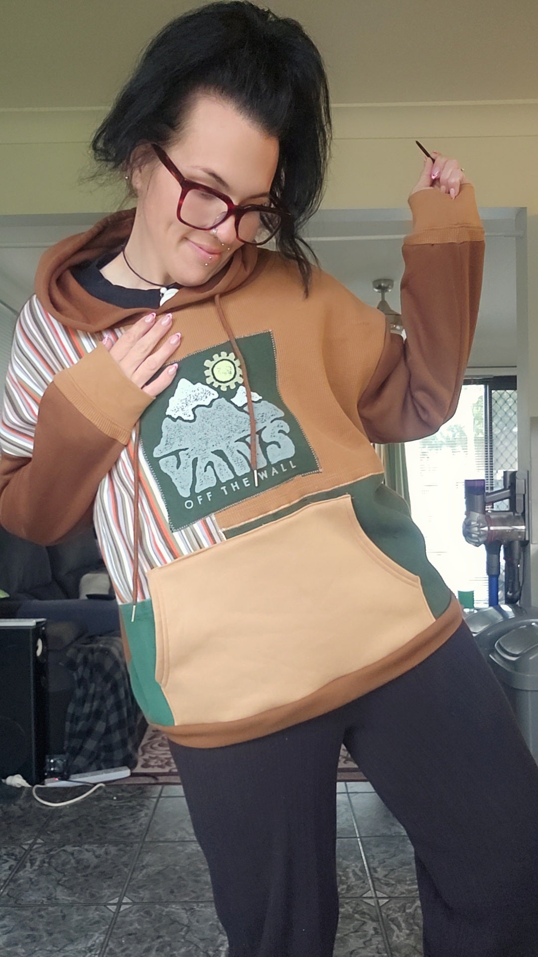 One-of-one Scrap Collective hoodie