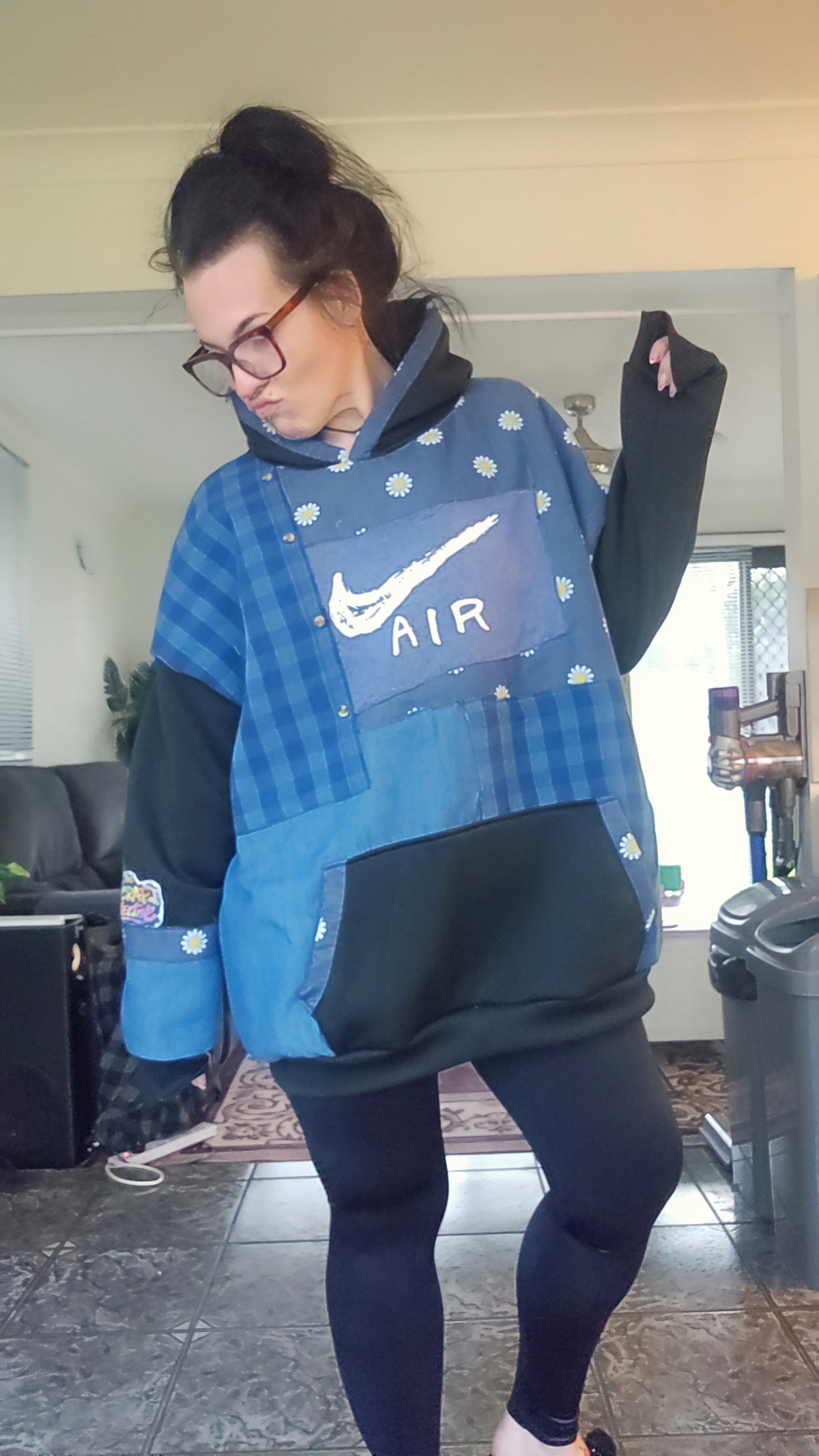 One-of-one Scrap Collective hoodie