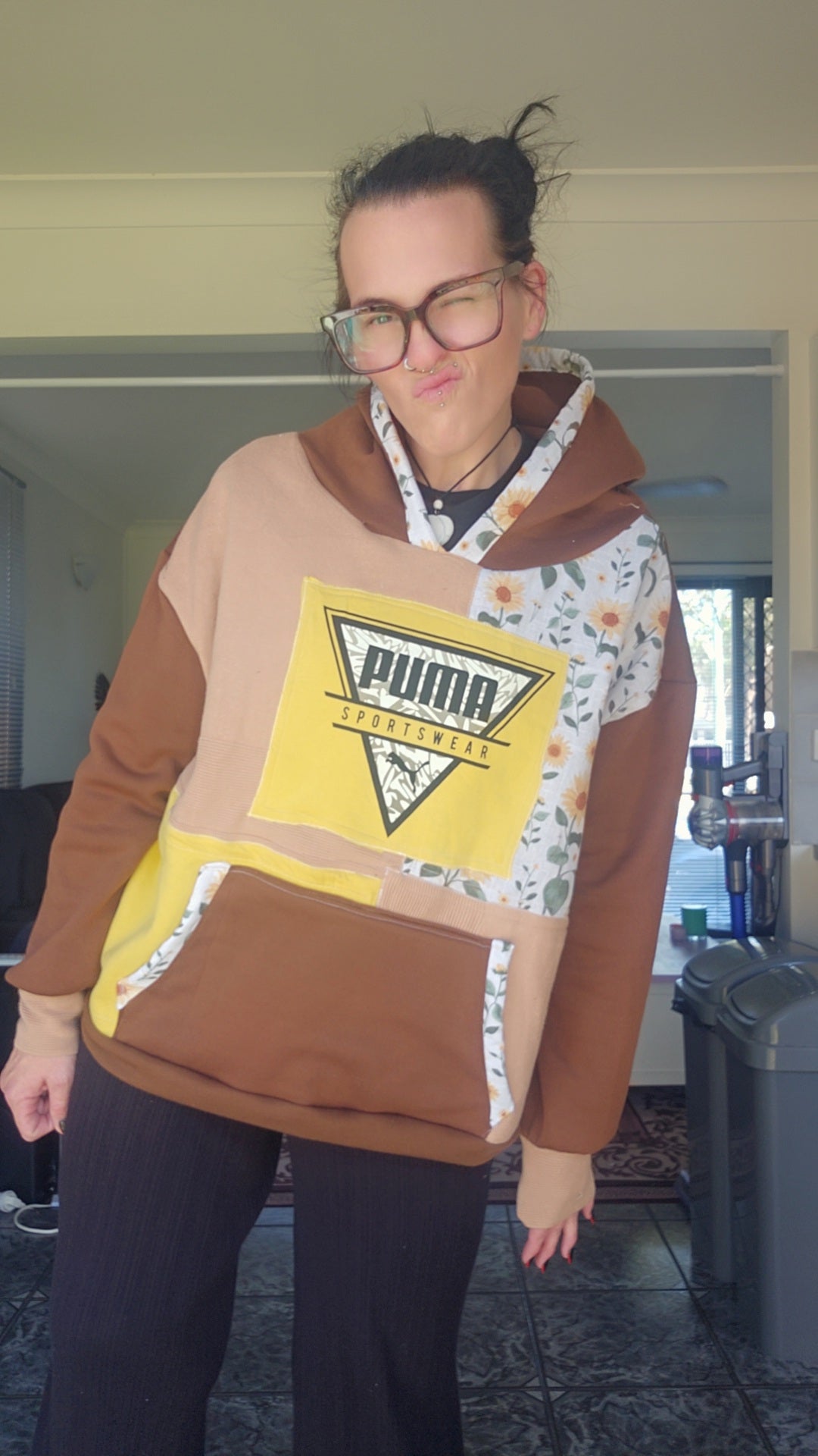 One-of-one Scrap Collective hoodie