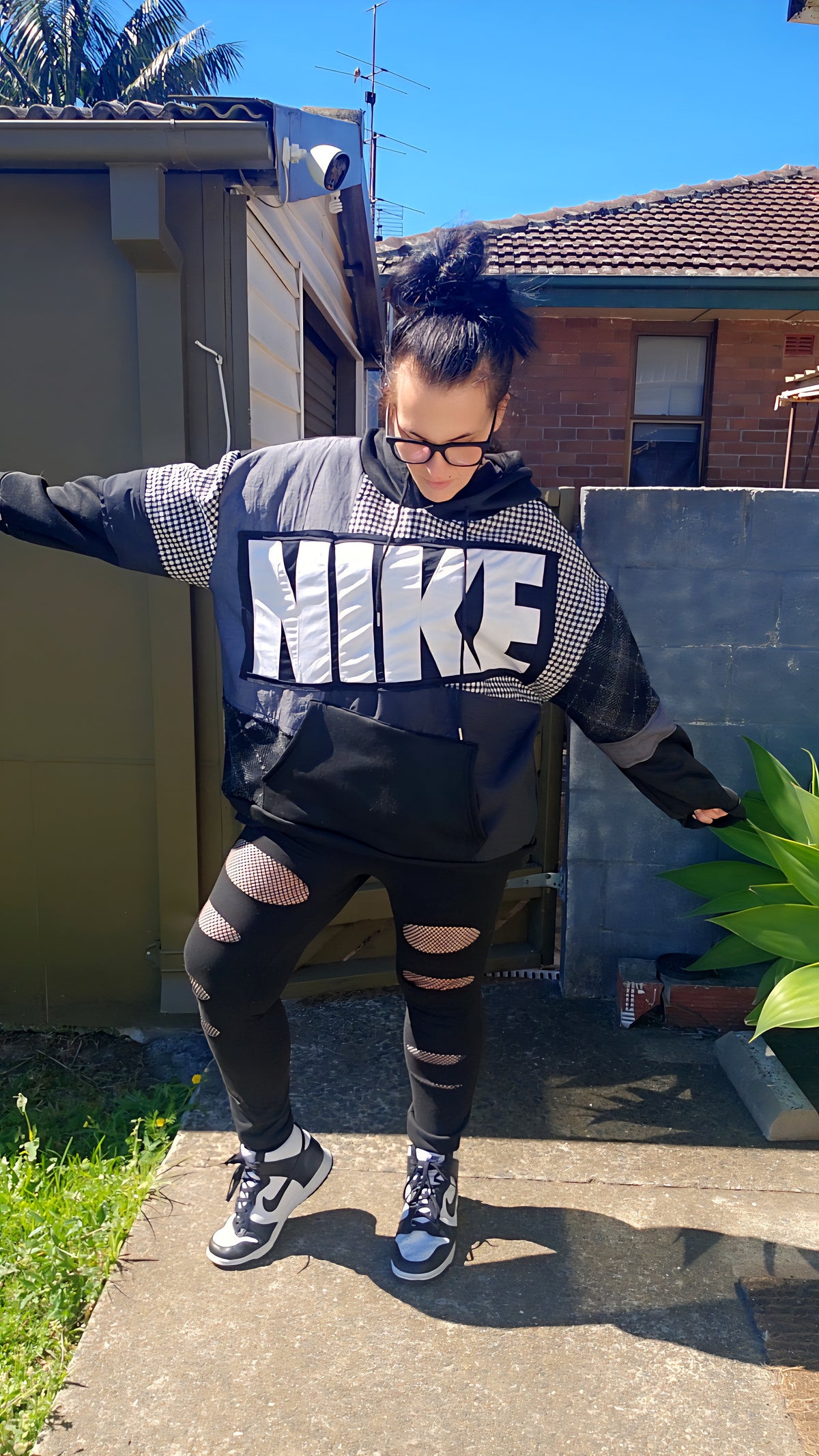 One-of-one Scrap Collective hoodie