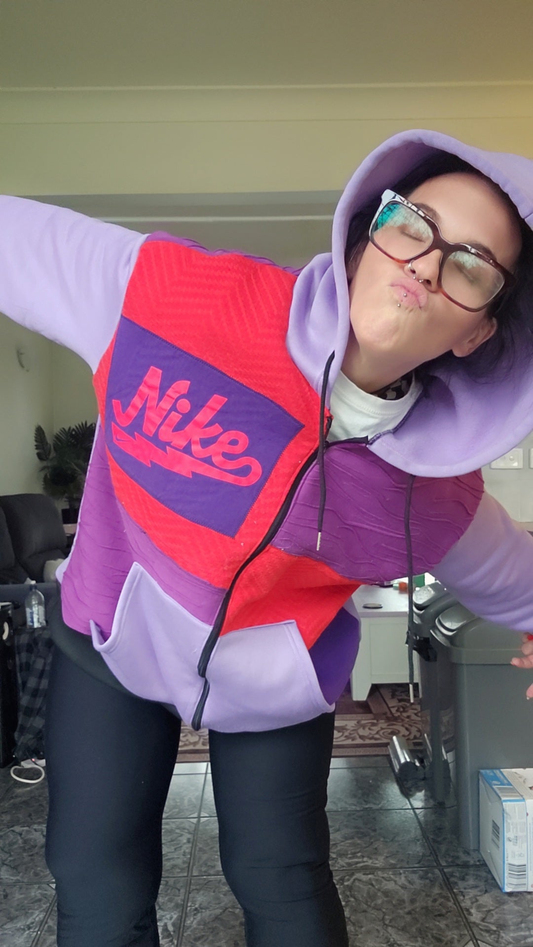One-of-one Scrap Collective hoodie