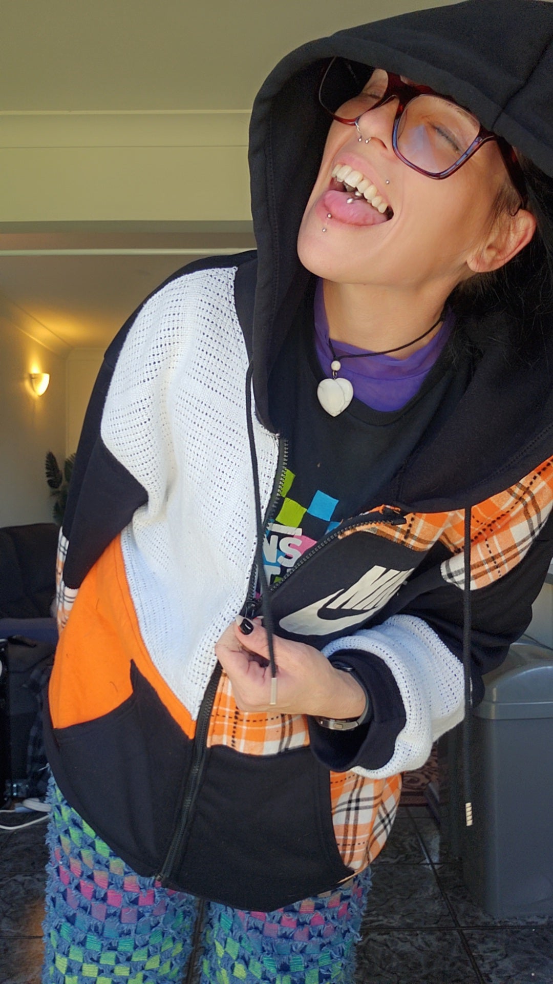 One-of-one Scrap Collective hoodie
