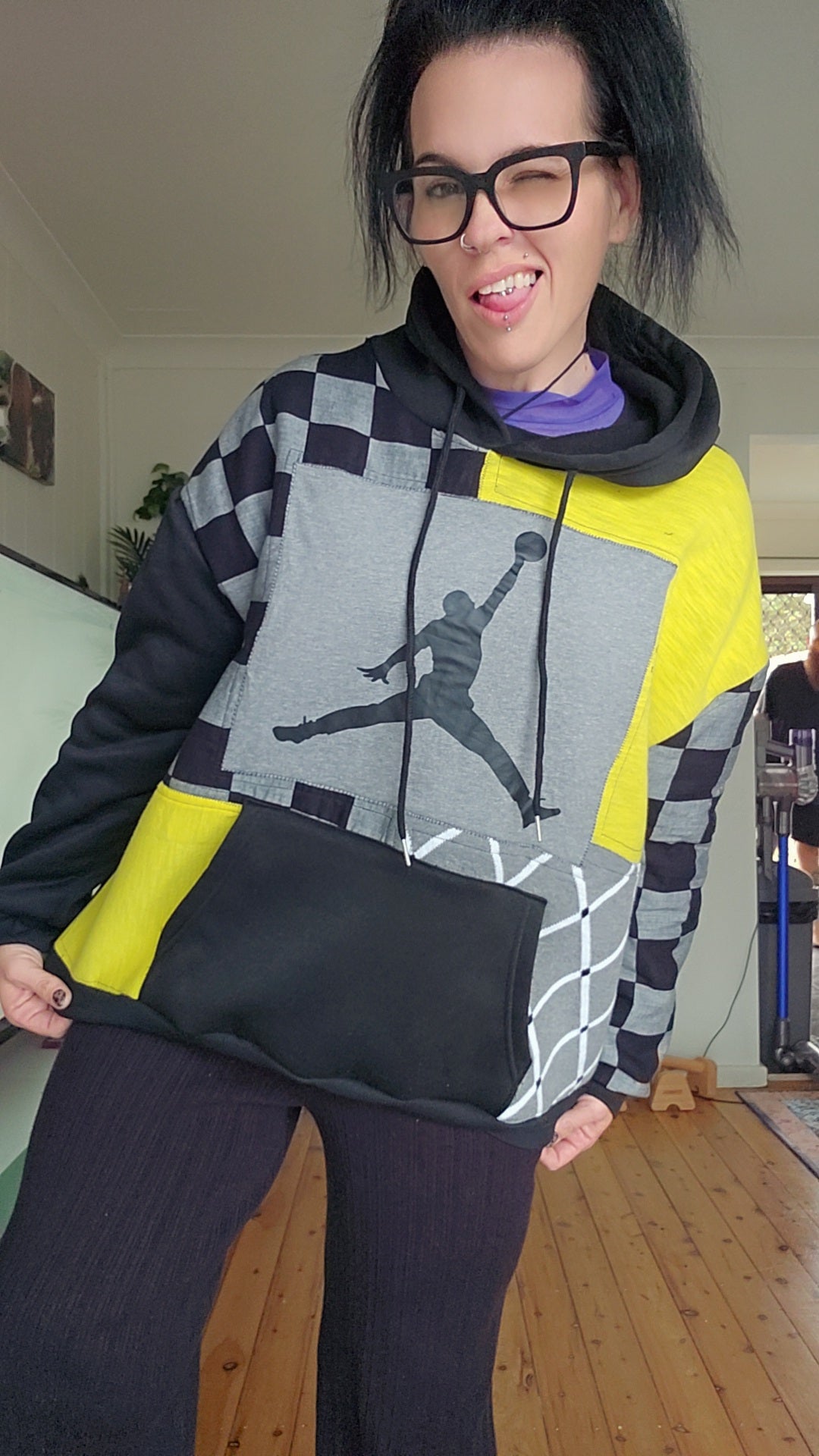 One-of-one Scrap Collective hoodie