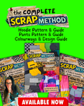 Complete Scrap Method - Hoodie & Pants patterns & guides, + Colourway guide