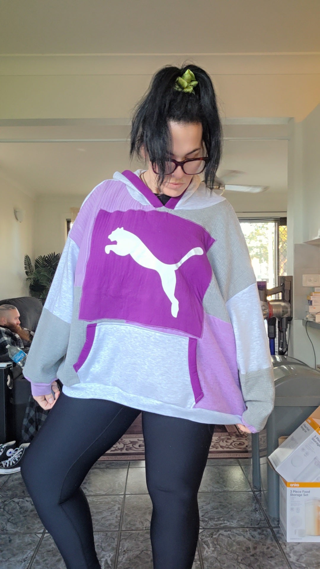 One-of-one Scrap Collective hoodie