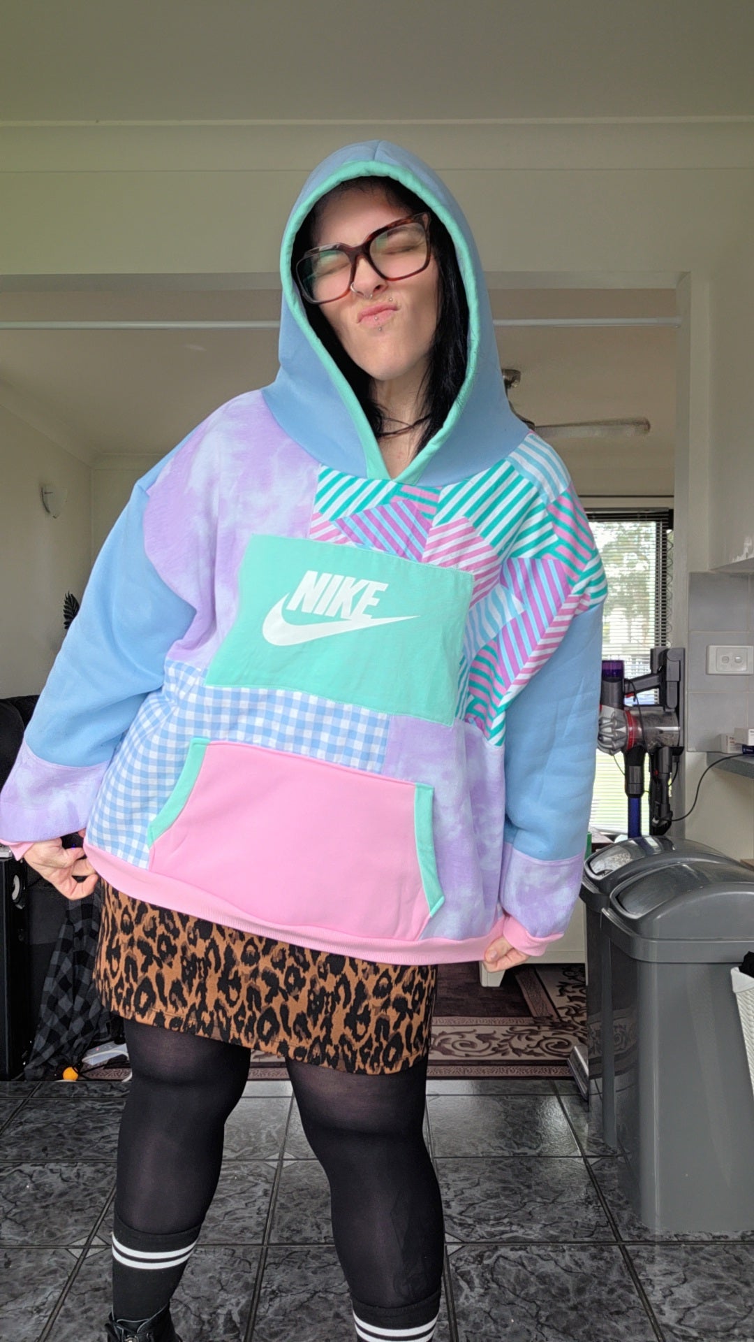 One-of-one Scrap Collective hoodie