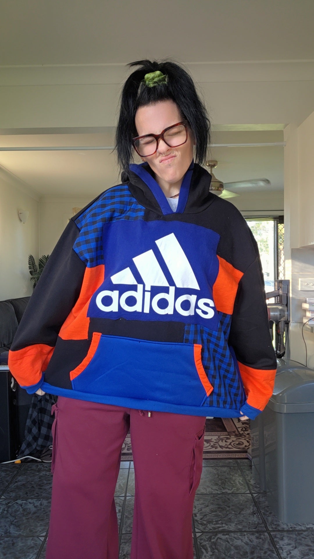One-of-one Scrap Collective hoodie