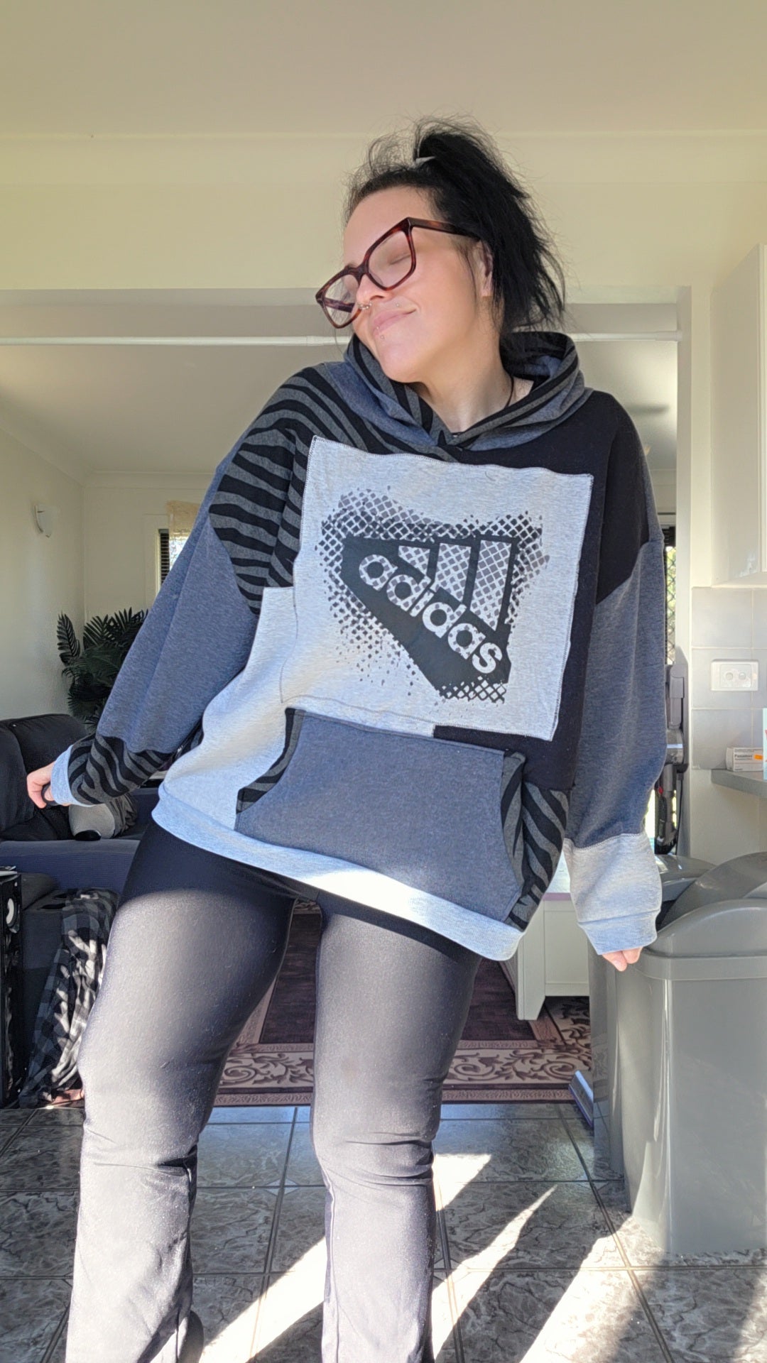 One-of-one Scrap Collective hoodie
