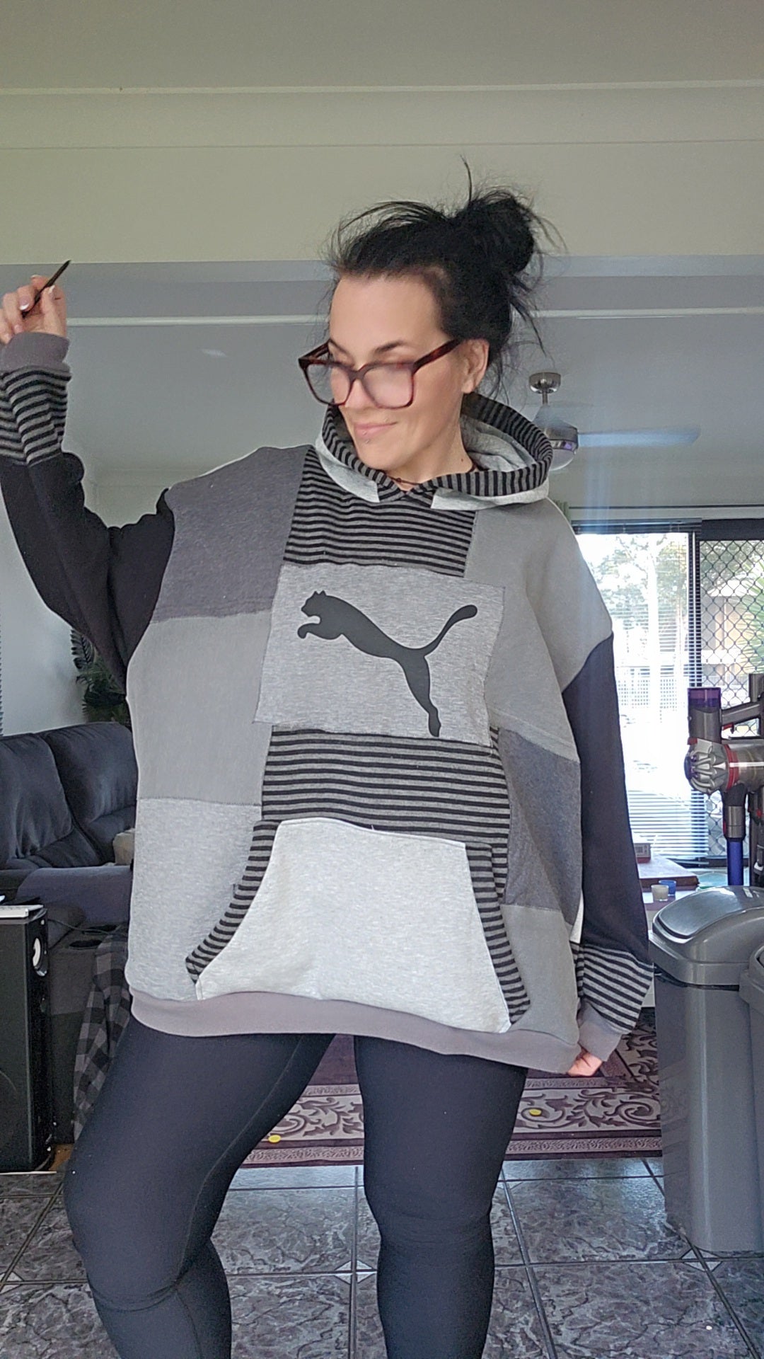 One-of-one Scrap Collective hoodie